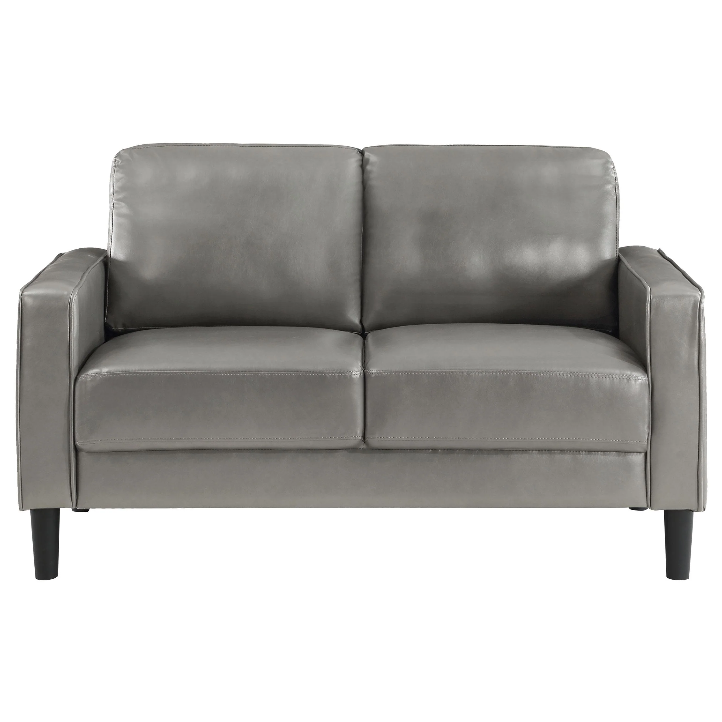 Coaster Furniture Ruth 508366 Upholstered Track Arm Loveseat - Grey - Image 2