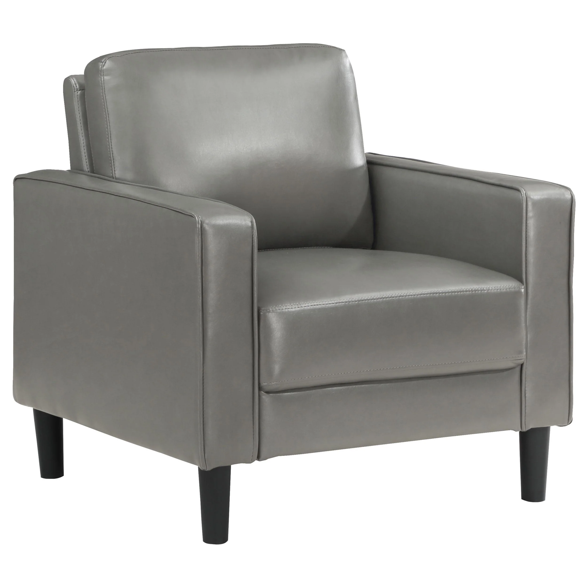 Coaster Furniture Ruth 508367 Upholstered Track Arm Accent Chair – Grey