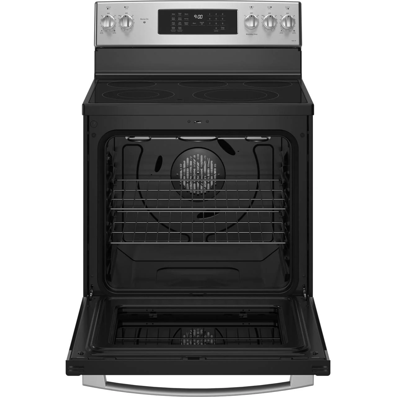 GE Profile 30-inch Freestanding Electric Range with Convection Technology PB900YVFS - Image 3