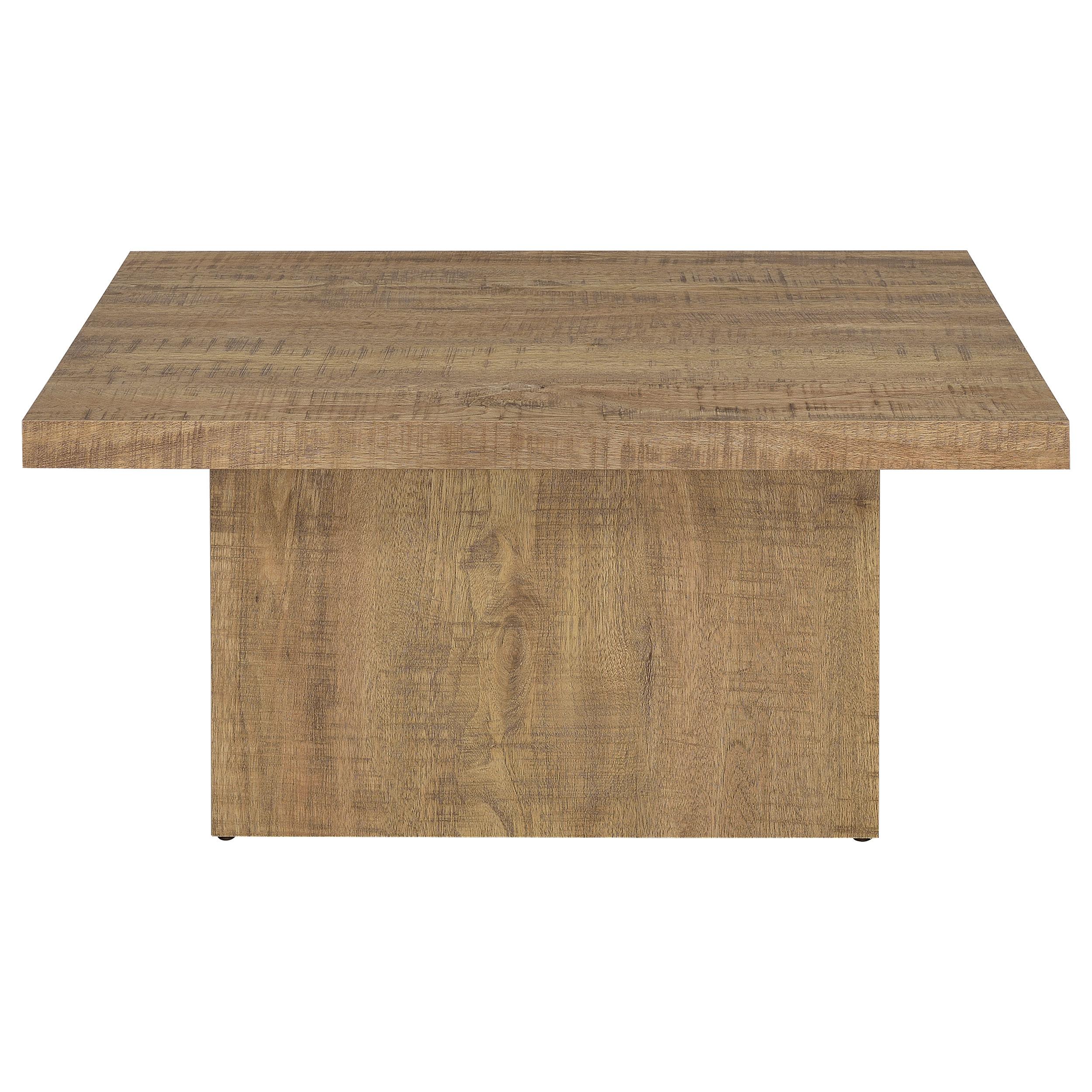 Coaster Furniture Devar 708068 Square Engineered Wood Coffee Table - Mango Brown - Image 3