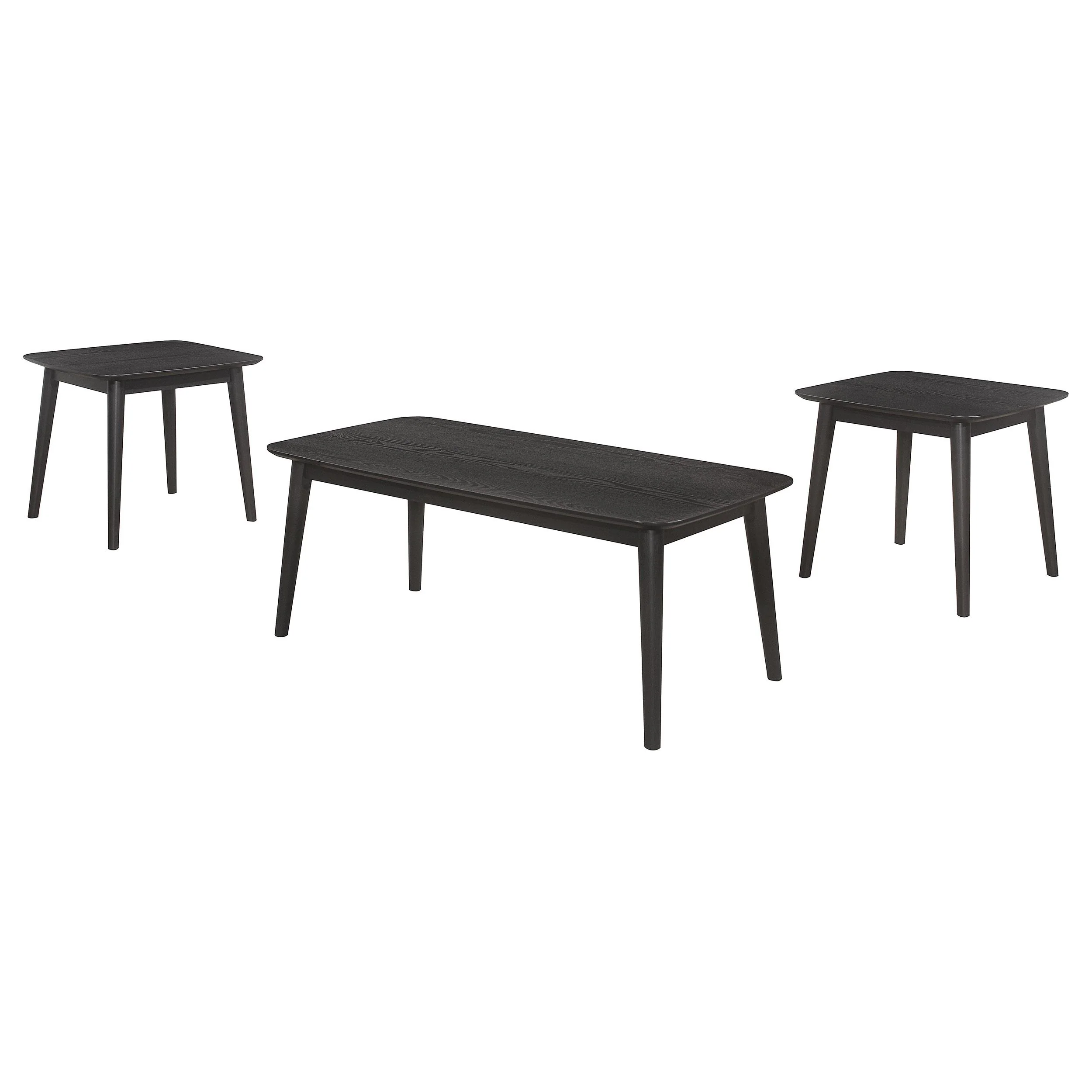 Coaster Furniture Radley 708490 3-piece Rectangular Coffee Table Set – Black