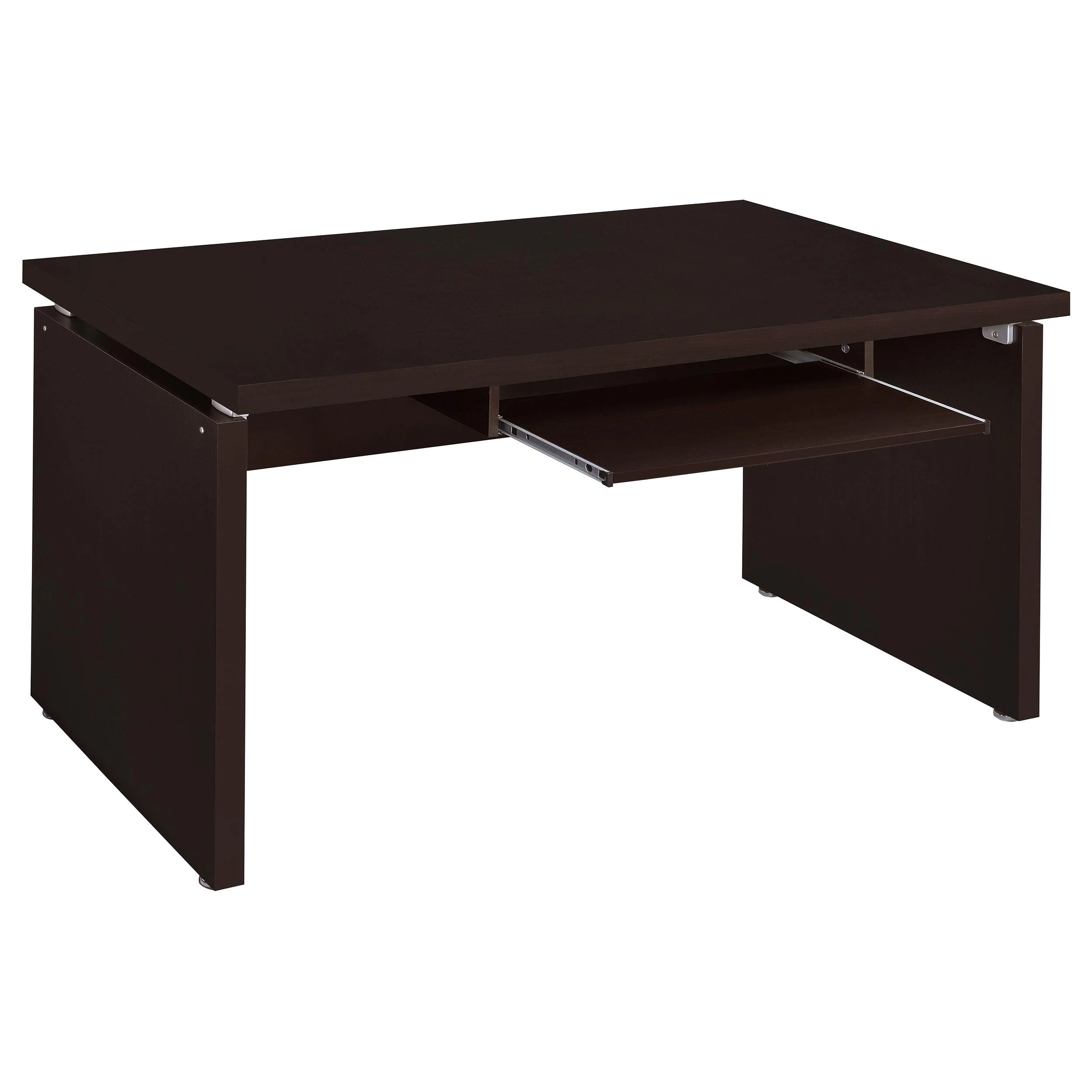 Coaster Furniture Skylar 800891L 83-inch L-Shaped Office Computer Desk - Cappuccino - Image 3