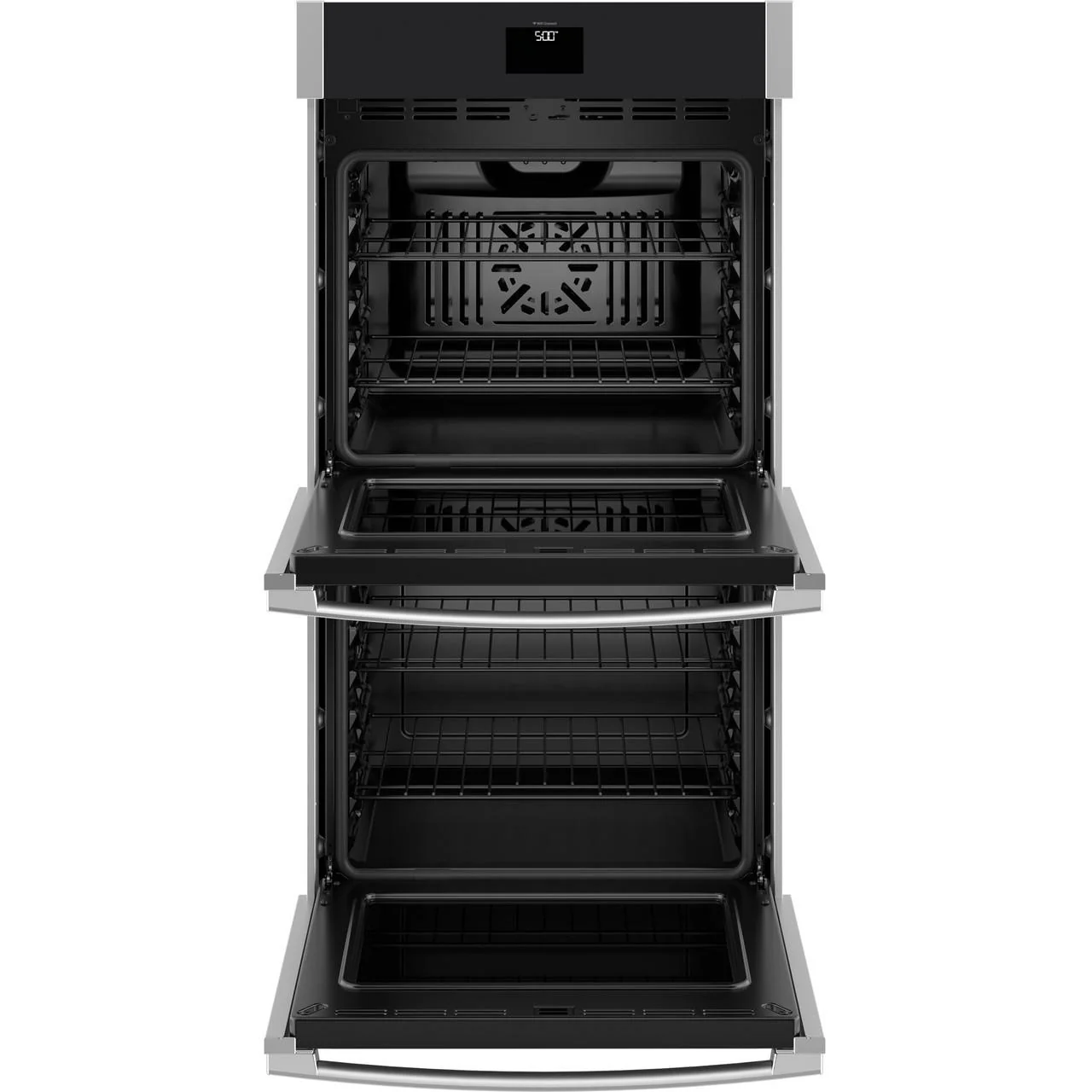 GE 27-inch Built-in Double Wall Oven with True European Convection Technology JKD5000SVSS - Image 3