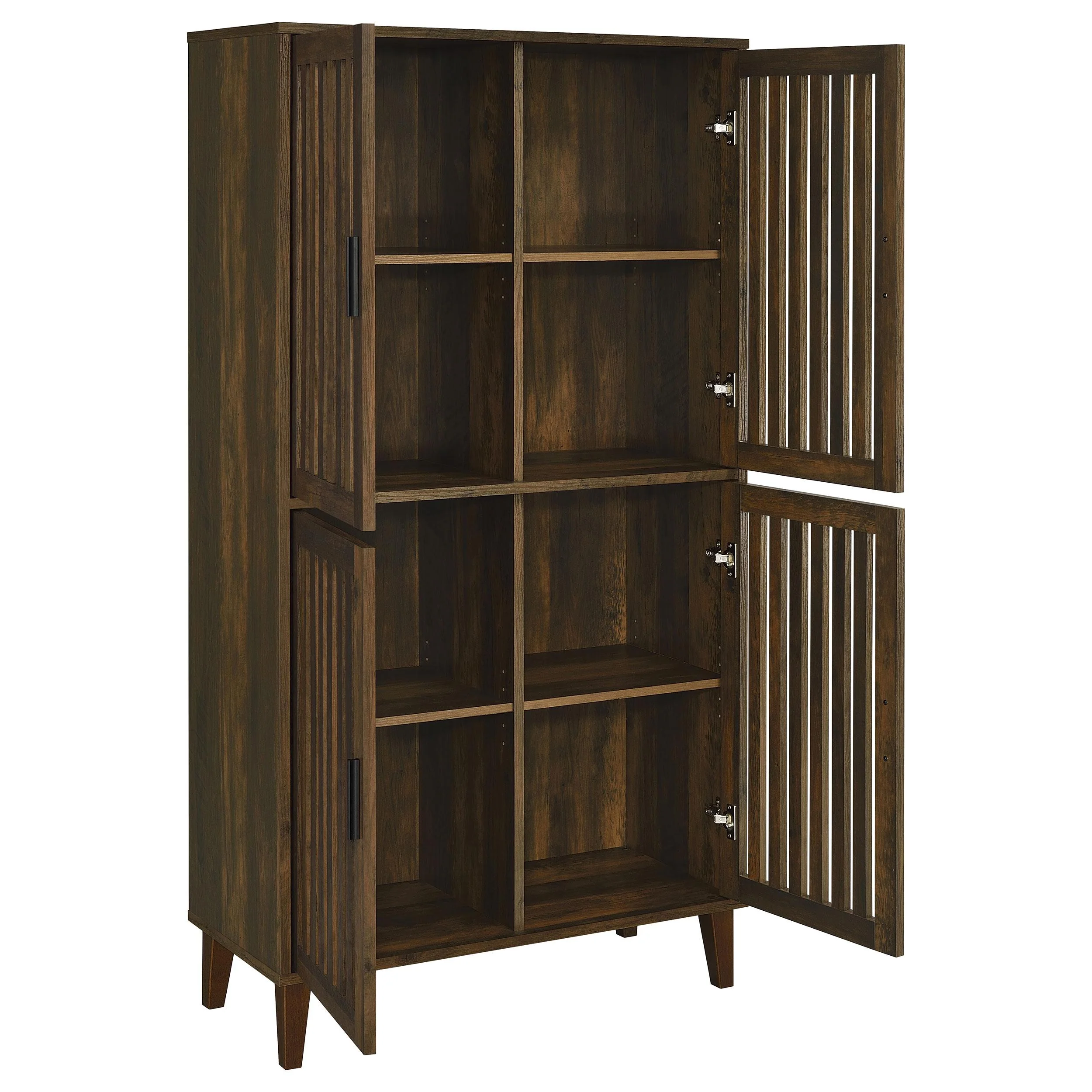 Coaster Furniture Elouise 950335 4-door Engineered Wood Tall Accent Cabinet - Dark Pine - Image 3