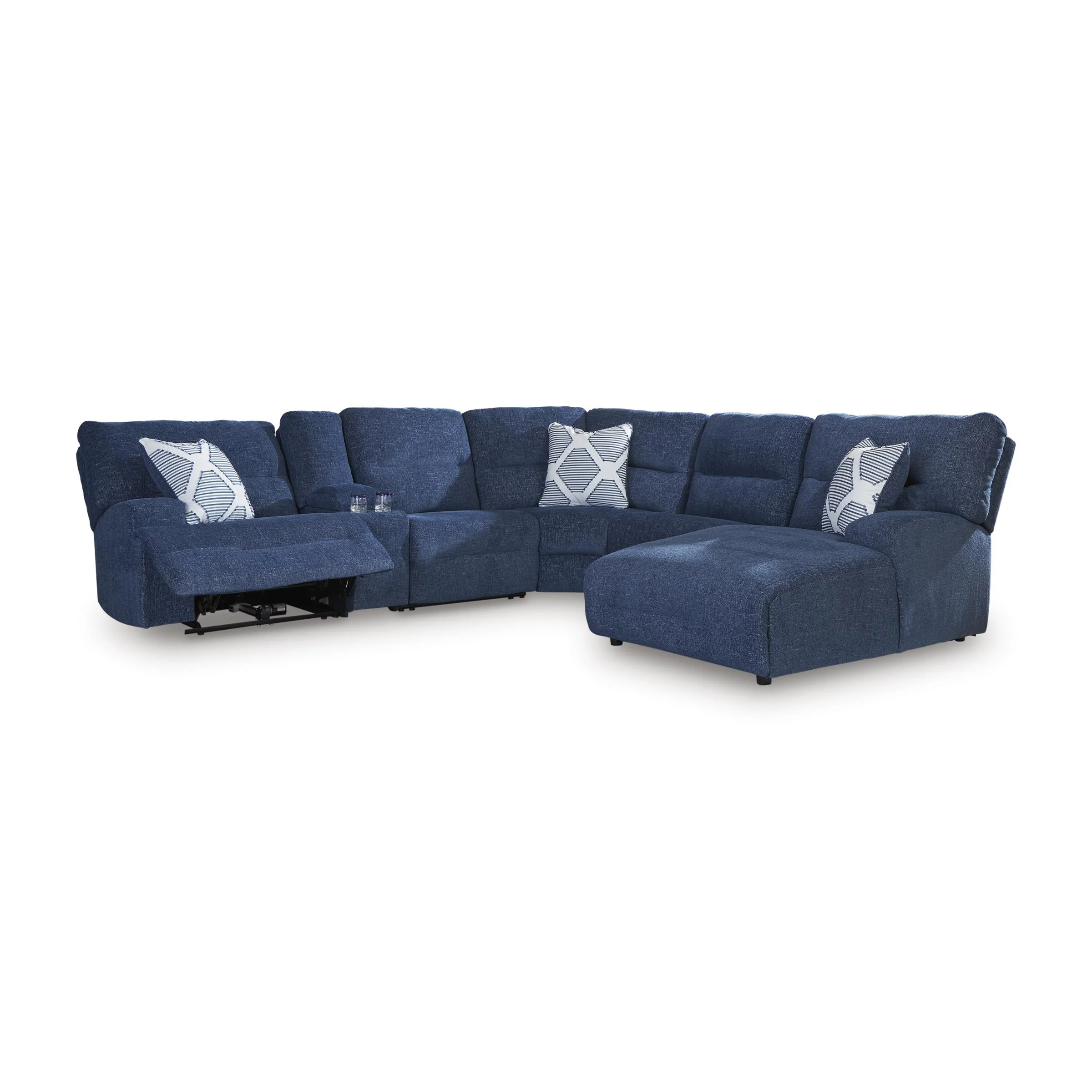Signature Design by Ashley Acklen Place 93607S1 6 pc Power Reclining Sectional with Chaise - Image 1