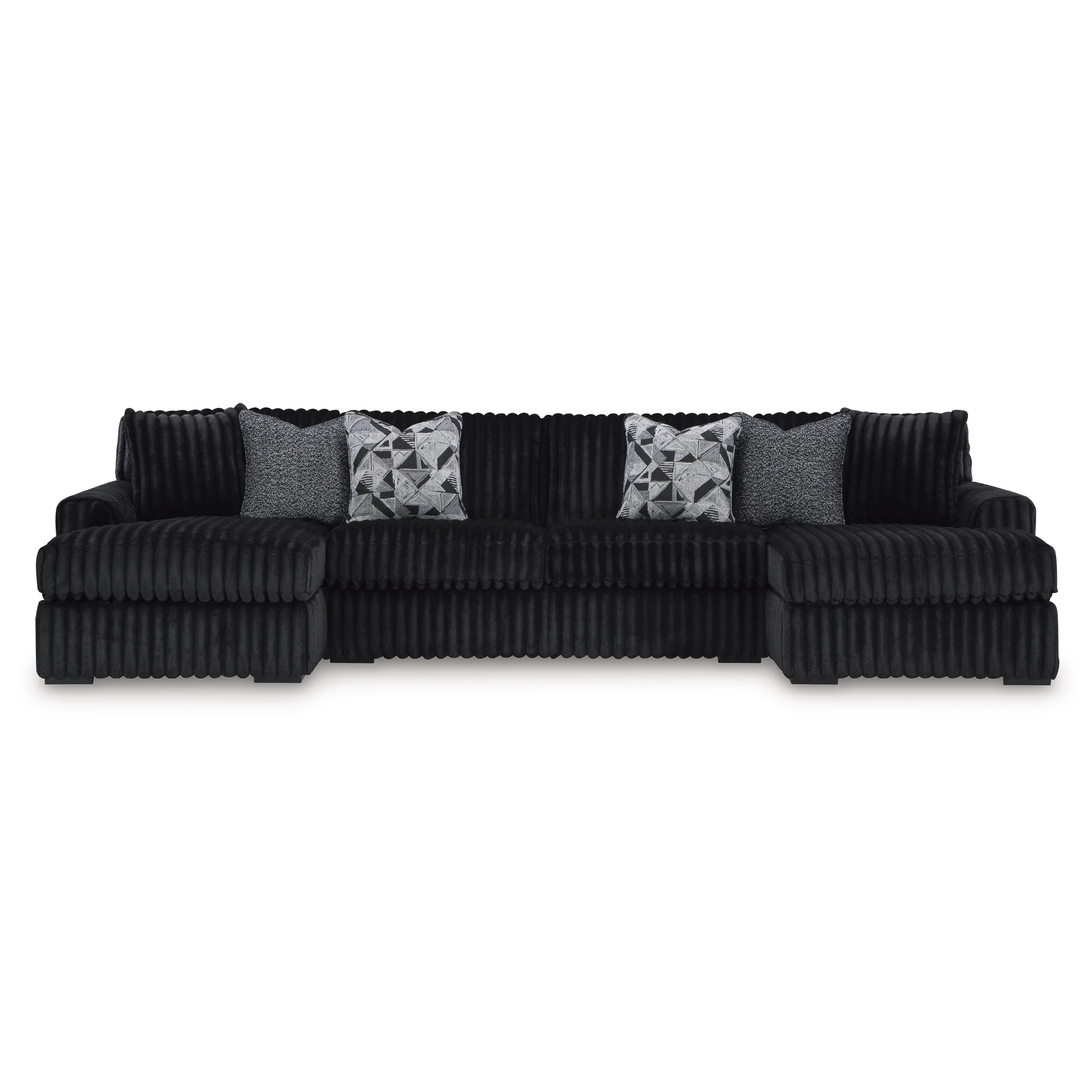 Signature Design by Ashley Midnight-Madness 98103S5 3 pc Sectional with Chaise - Image 1