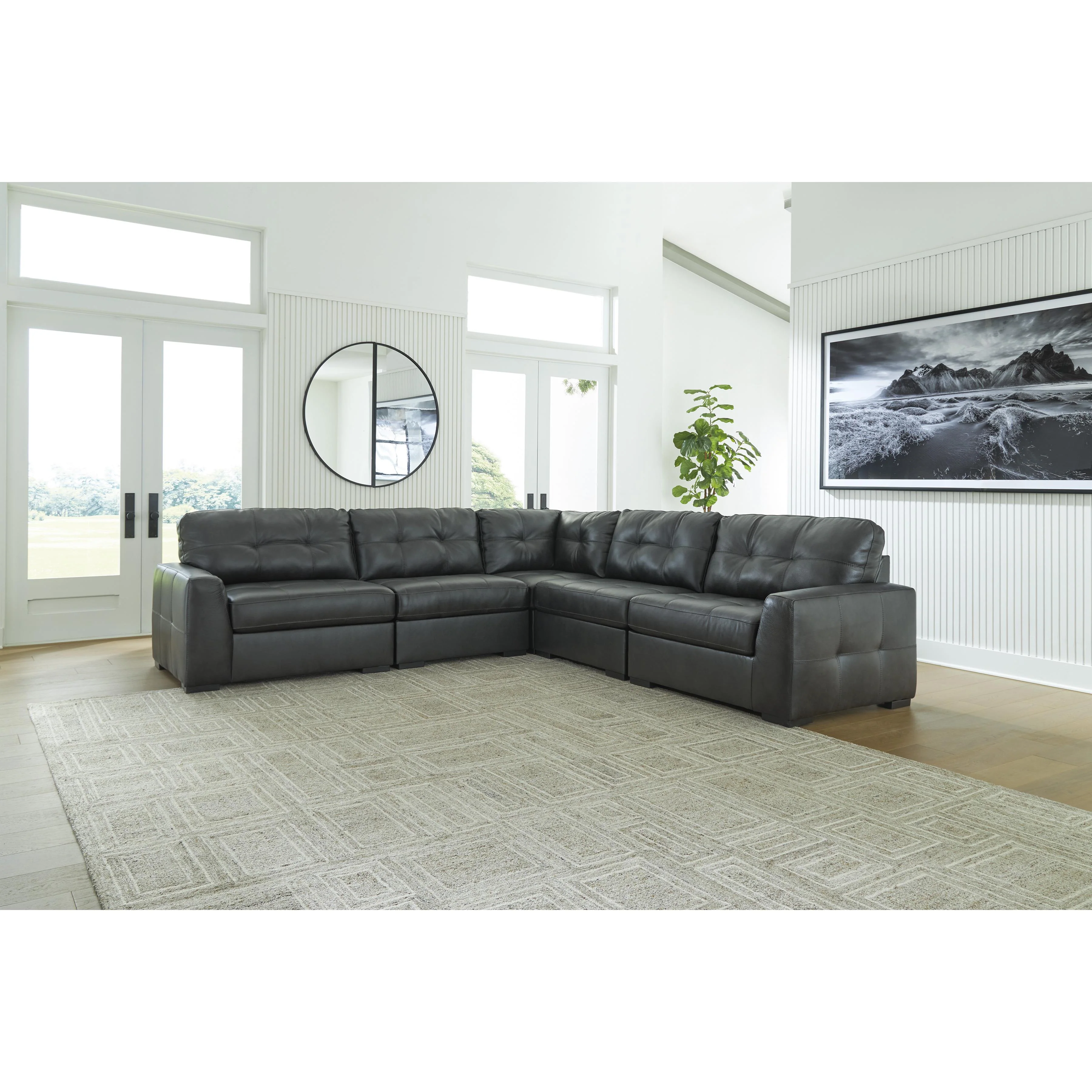 Signature Design by Ashley Brindley Pier 99503S3 5 pc Sectional - Image 2