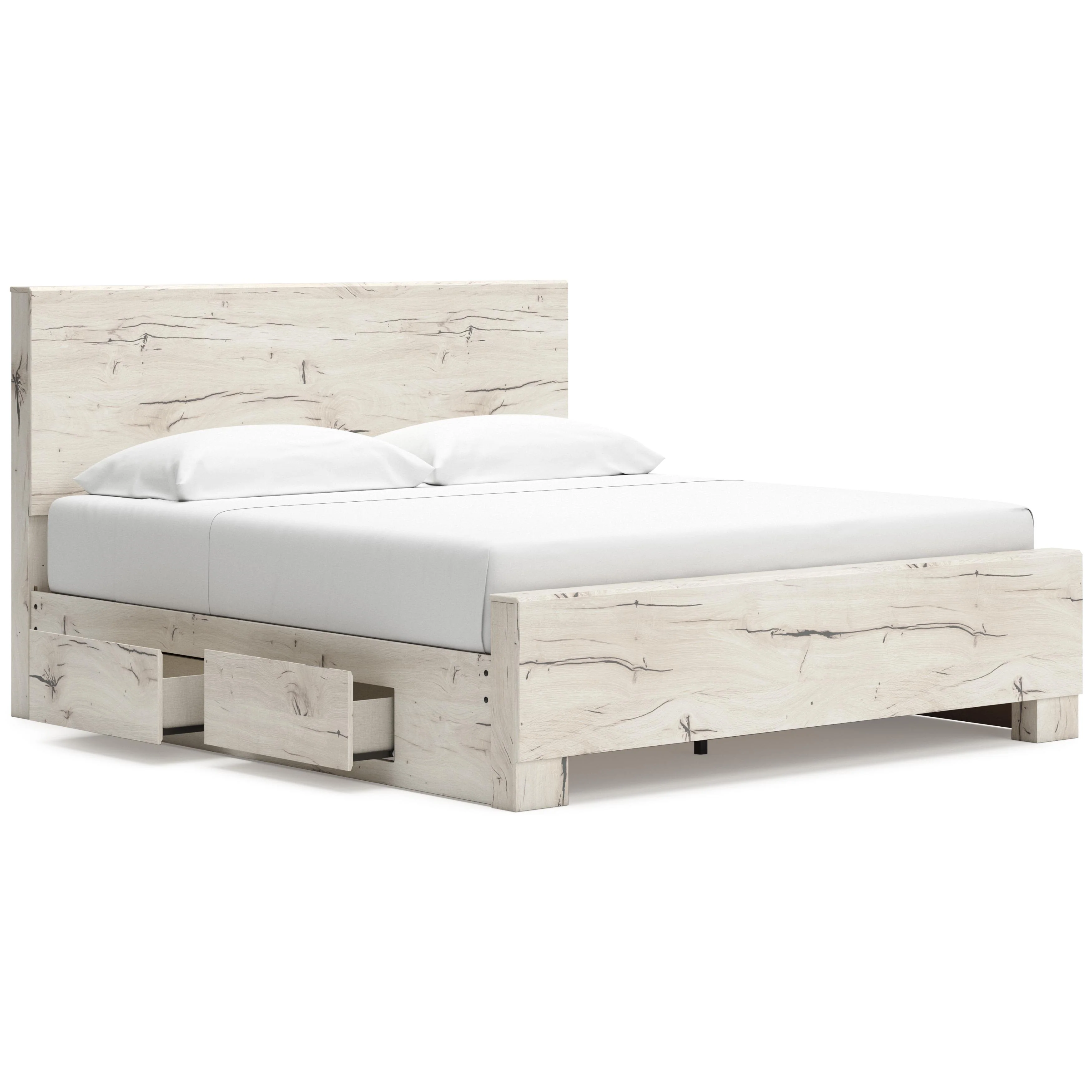 Signature Design by Ashley Lawroy B2310B13 King Panel Bed with Storage - Image 2