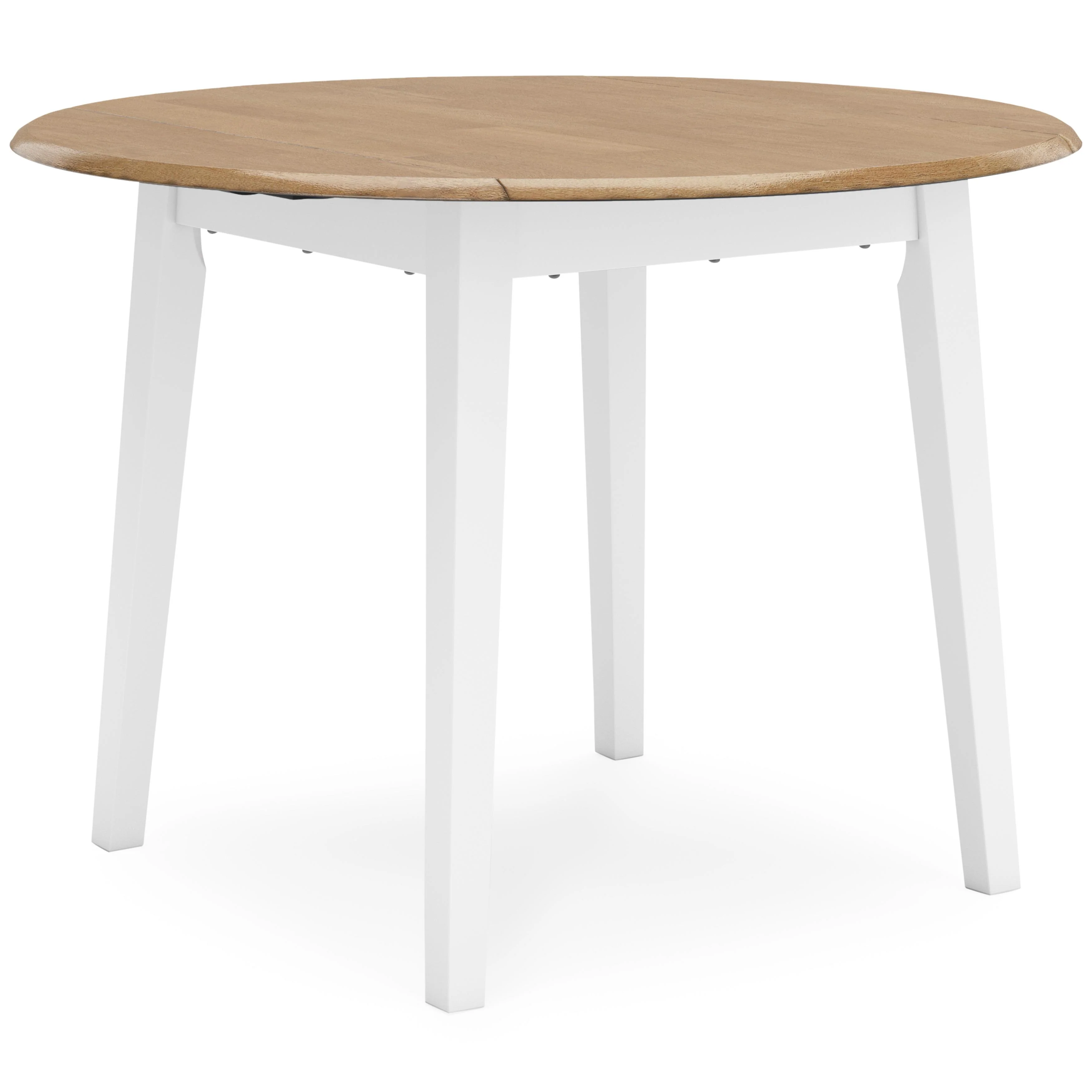 Signature Design by Ashley Gesthaven D398-15 Round Dining Room Drop Leaf Table - Image 1