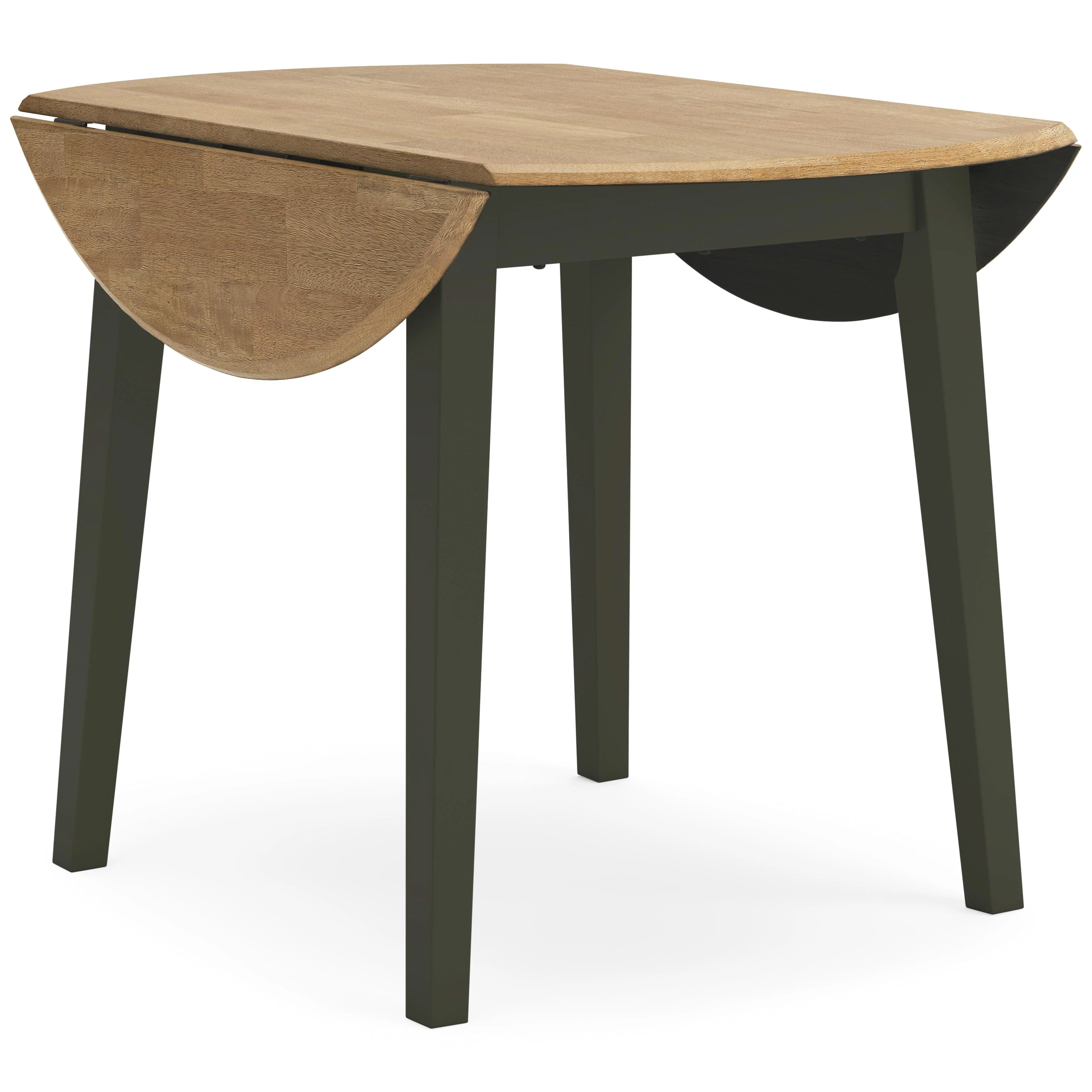 Signature Design by Ashley Gesthaven D401-15 Round Dining Room Drop Leaf Table - Image 3