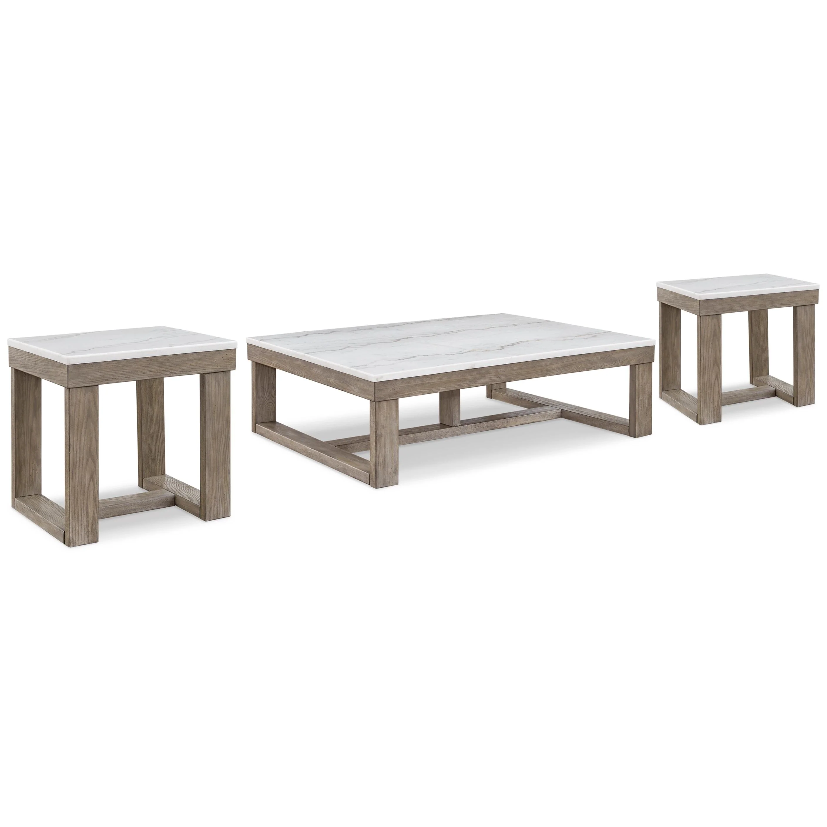 Signature Design by Ashley Loyaska T789T1 Coffee Table and 2 End Tables - Image 1