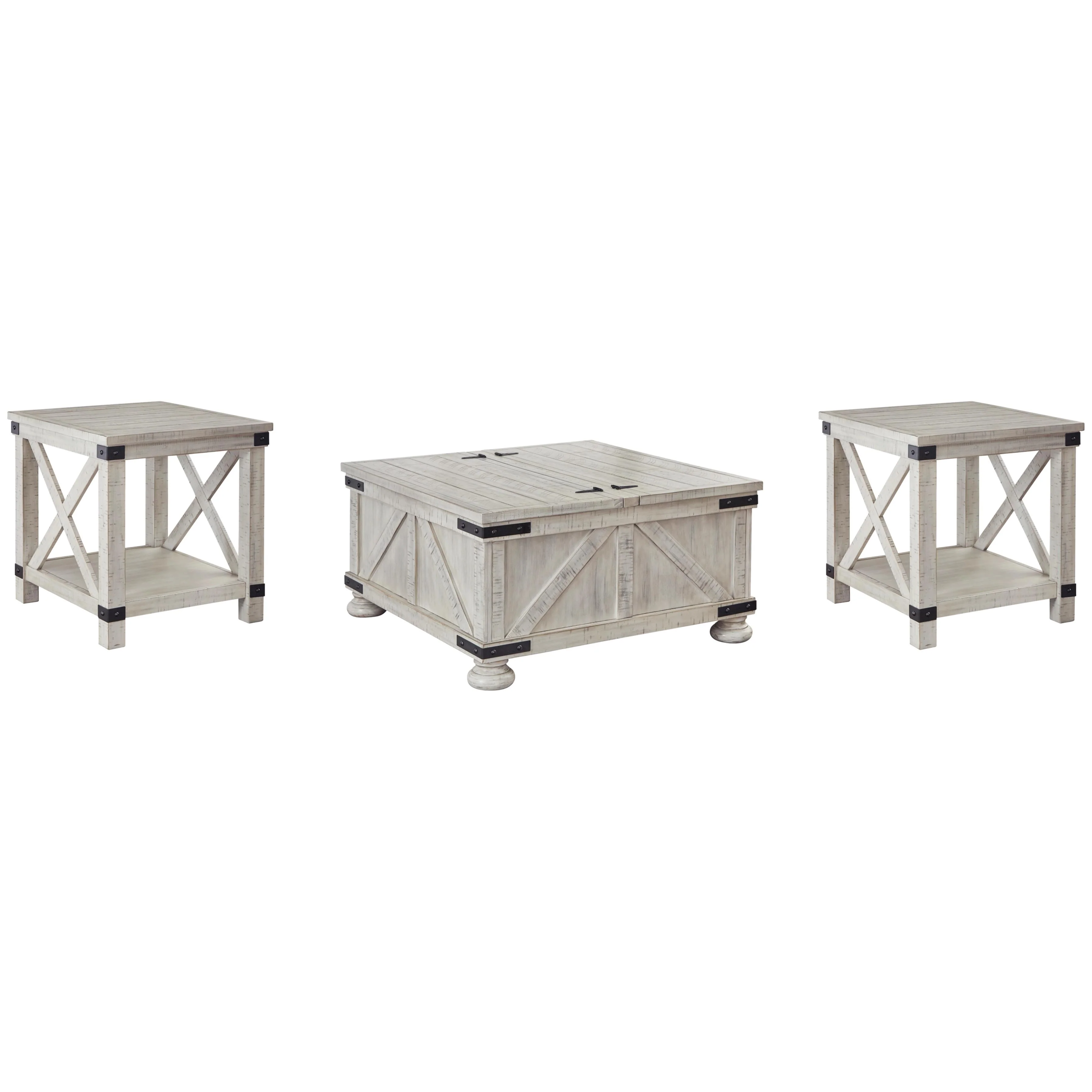 Signature Design by Ashley Carynhurst T929T1 Coffee Table and 2 End Tables - Image 1