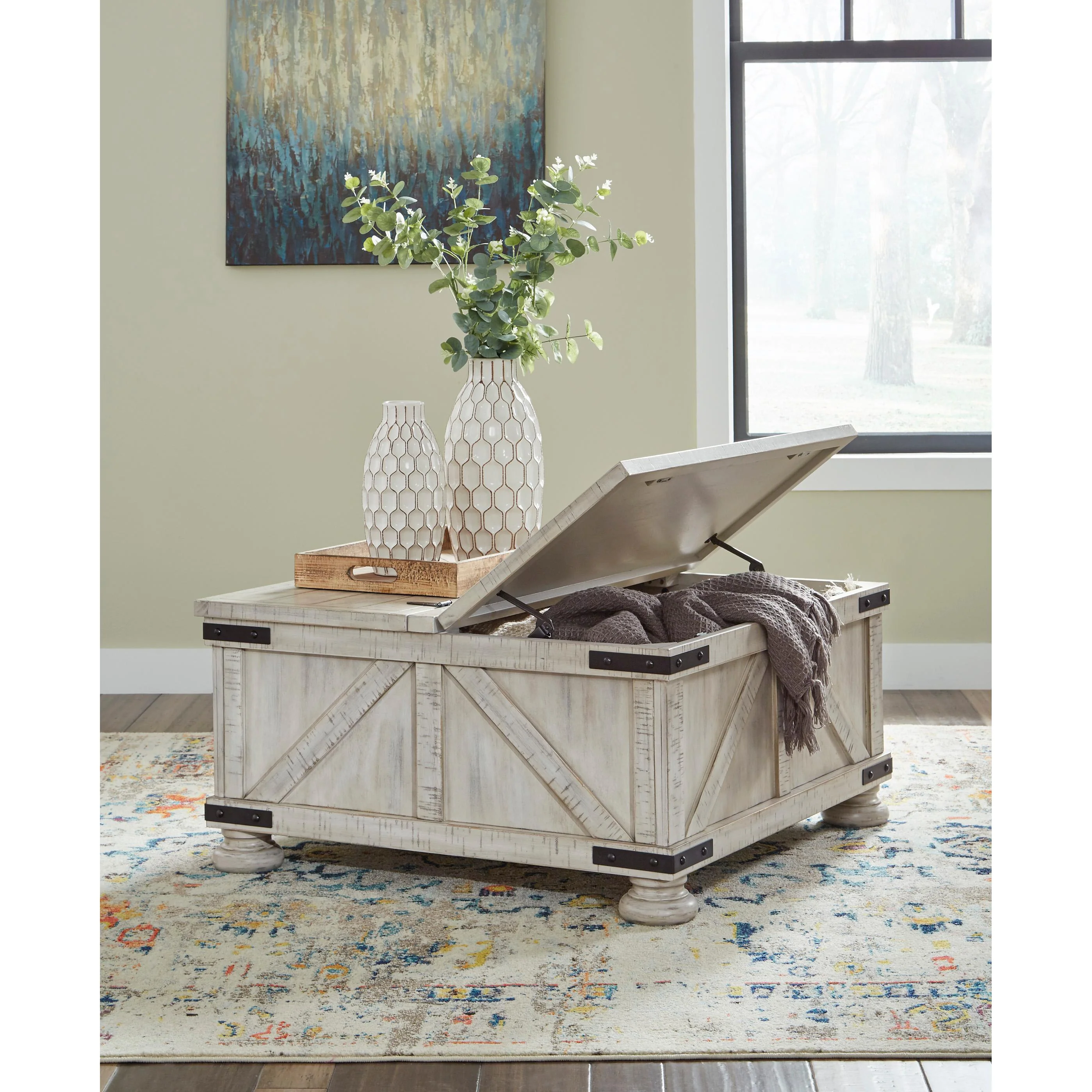 Signature Design by Ashley Carynhurst T929T1 Coffee Table and 2 End Tables - Image 3