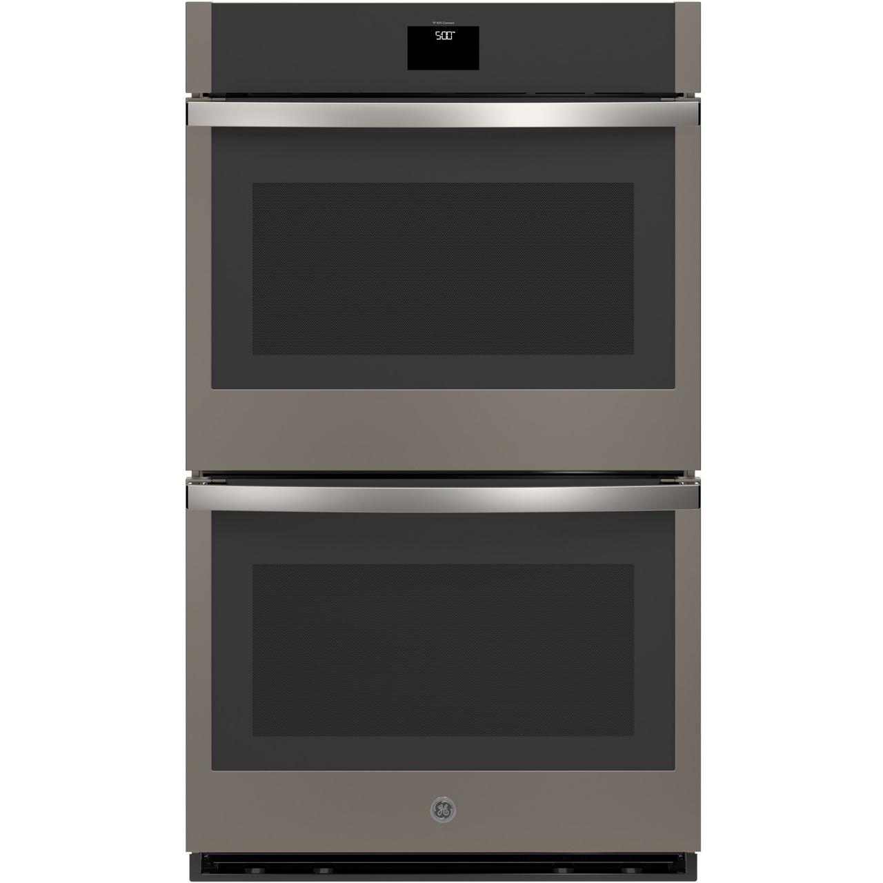 GE 30-inch, 10.0 cu. ft. Built-in Double Wall Oven with True European Convection Technology JTD5000EVES