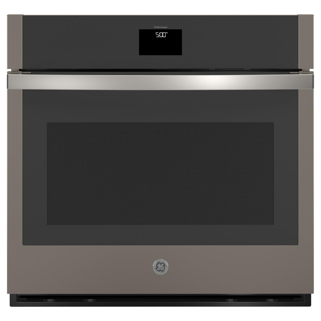 GE 30-inch, 5.0 cu. ft. built-in Single Wall Oven with True European Convection JTS5000EVES