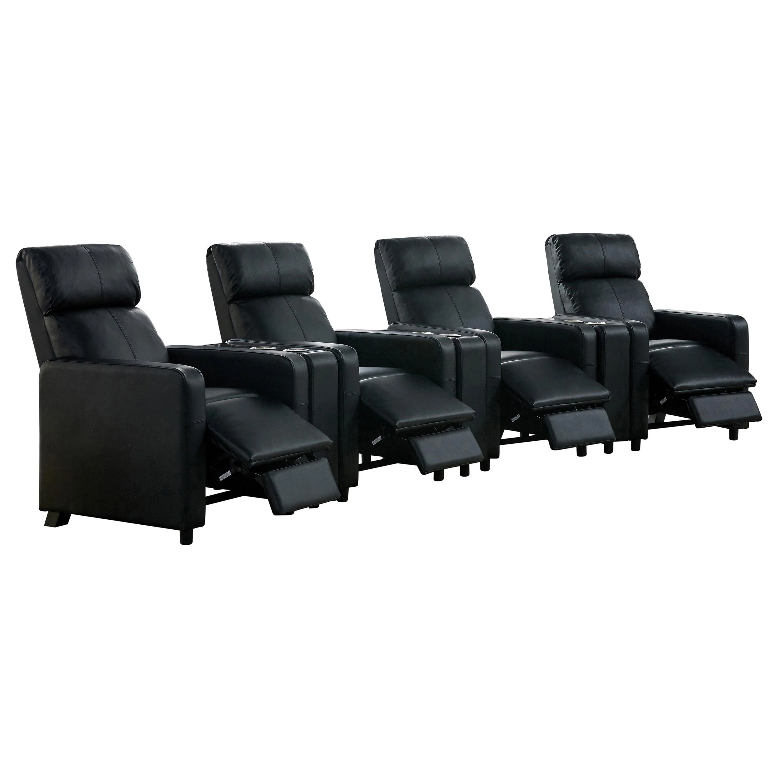 Coaster Furniture Toohey 600181-S4A 7 pc Home Theater Seating - Image 2