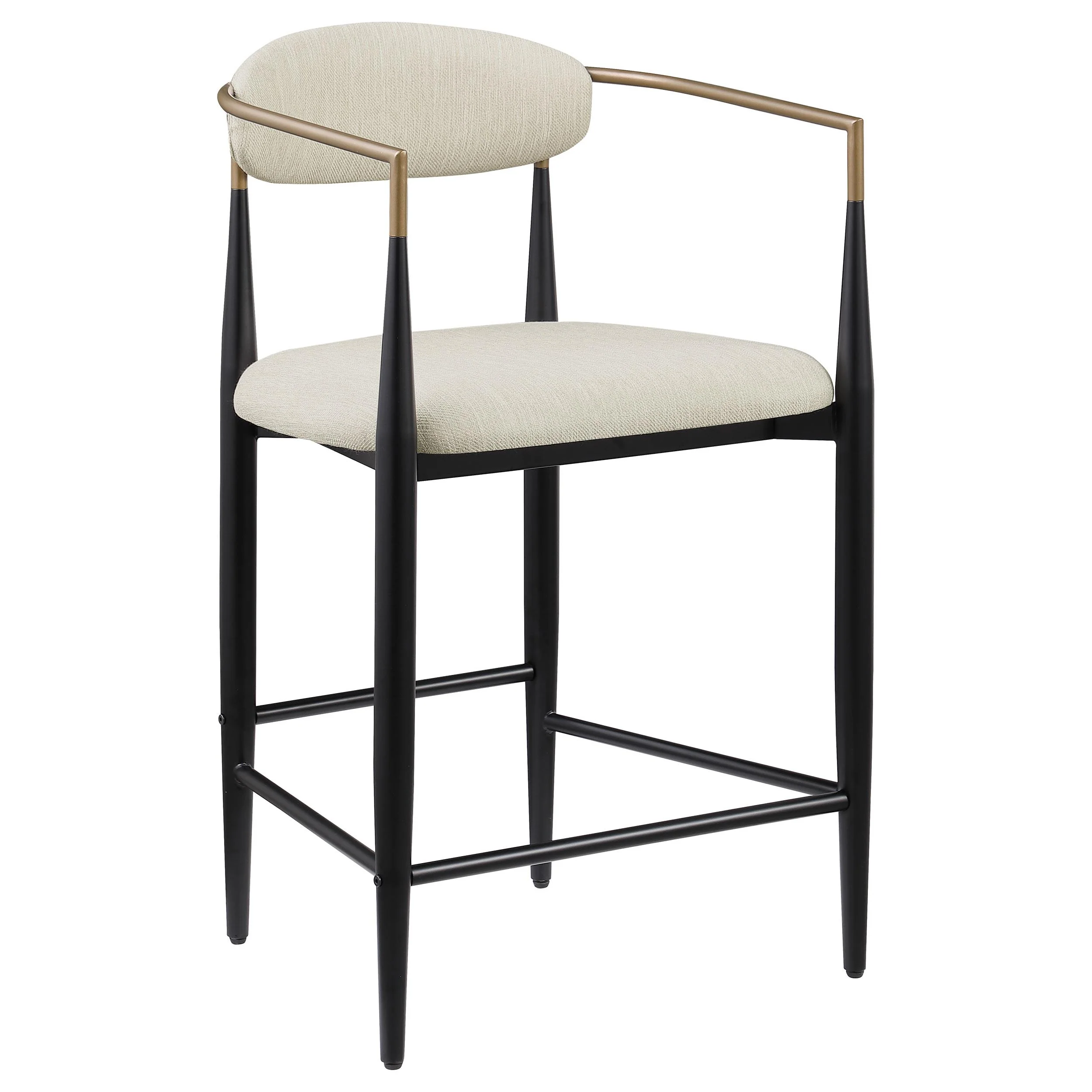 Coaster Furniture Tina 121184 Fabric Upholstered Counter Chair – Beige