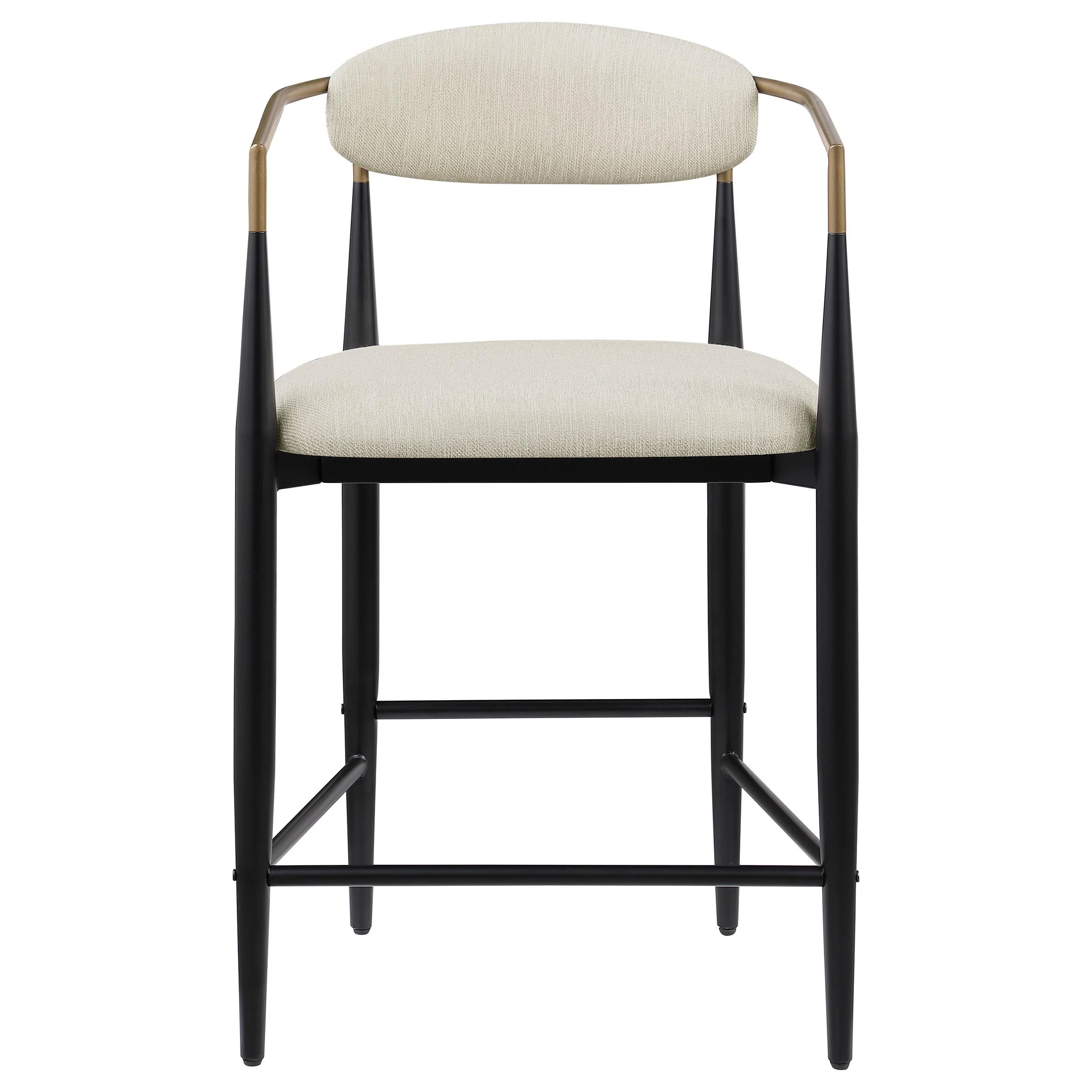 Coaster Furniture Tina 121184 Fabric Upholstered Counter Chair - Beige - Image 2