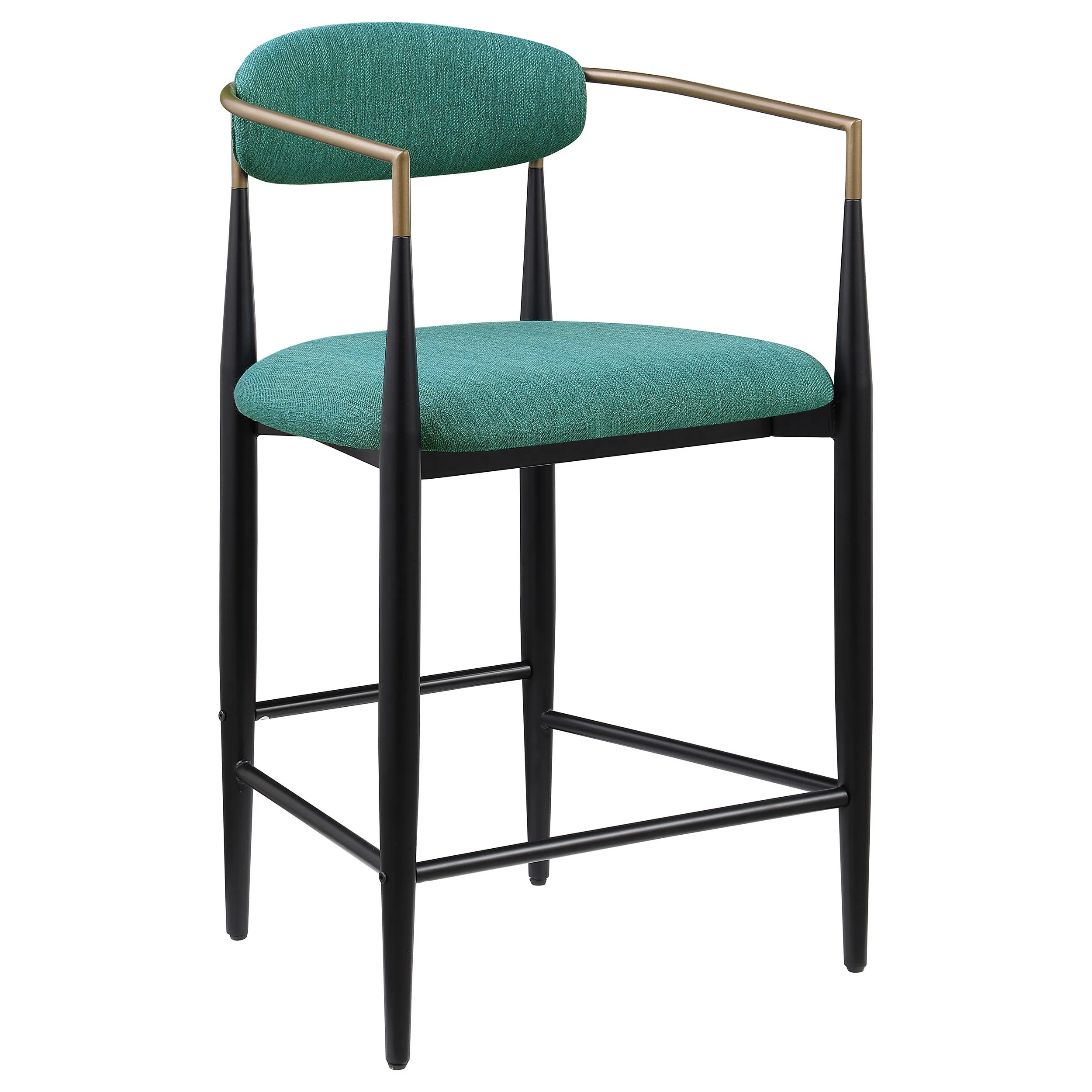 Coaster Furniture Tina 121185 Fabric Upholstered Counter Chair - Green - Image 1