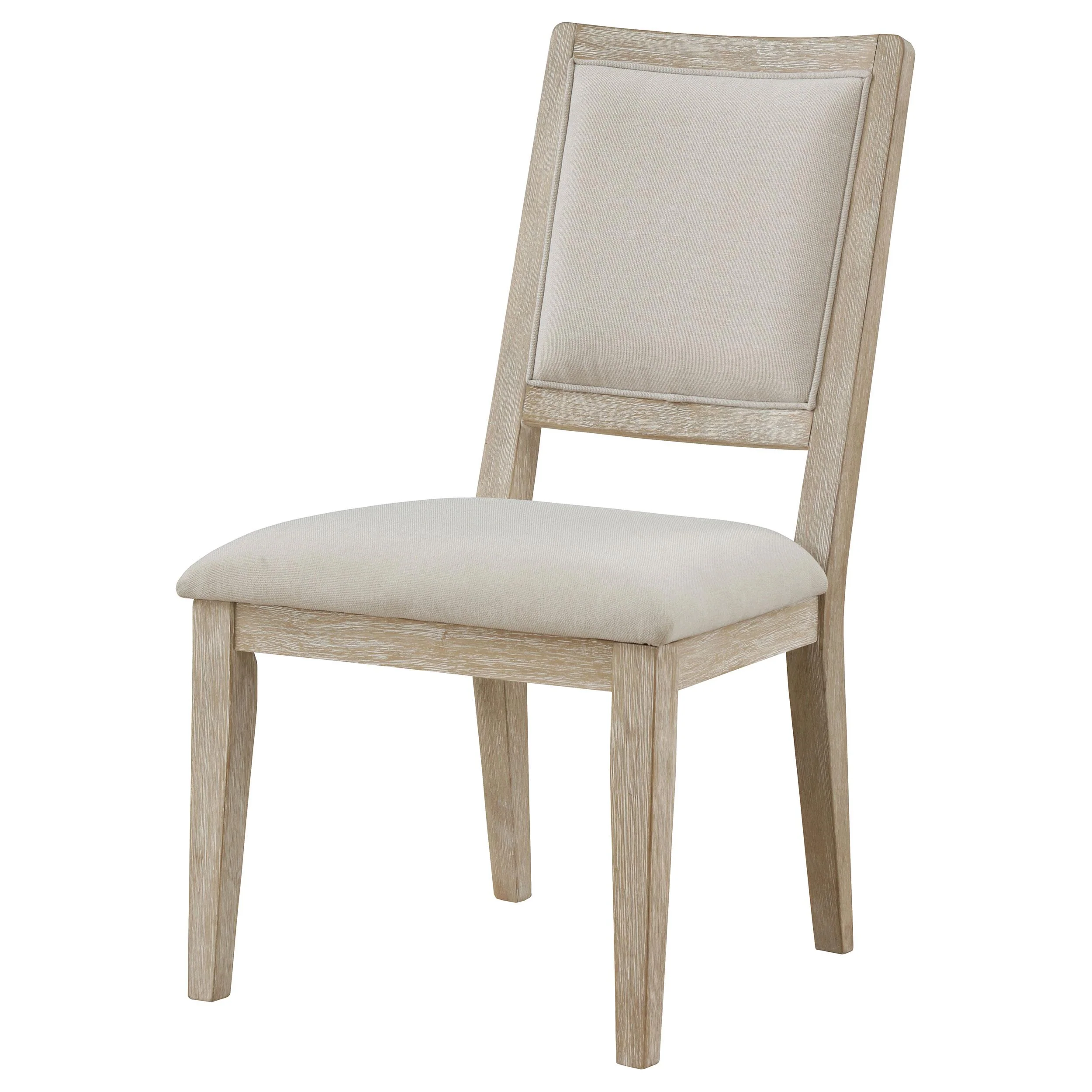 Coaster Furniture Trofello 123122 Cushioned Dining Side Chair - White Washed - Image 3