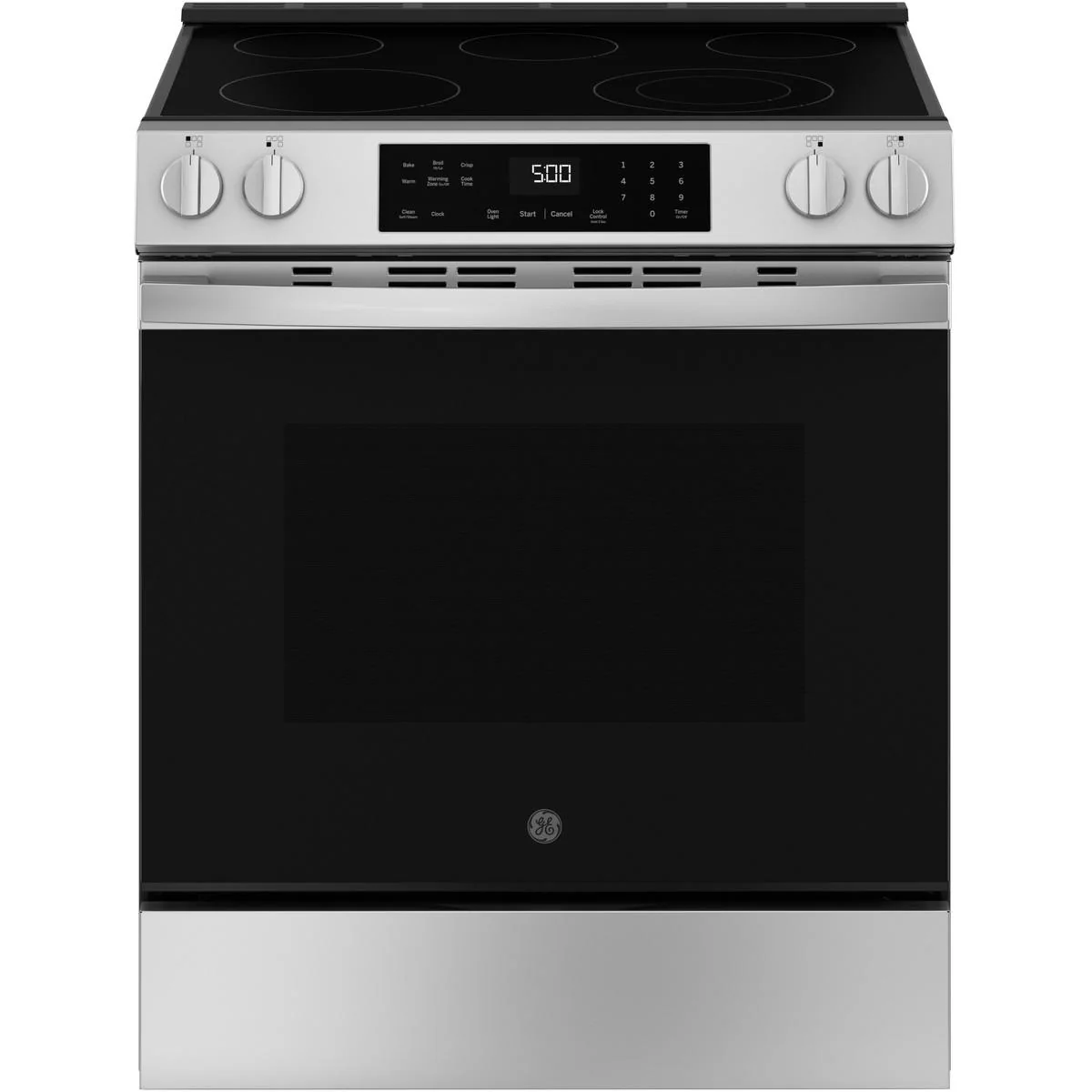 GE 30-inch Slide-in Electric Range with Crisp Mode GRS500PVSS - Image 1