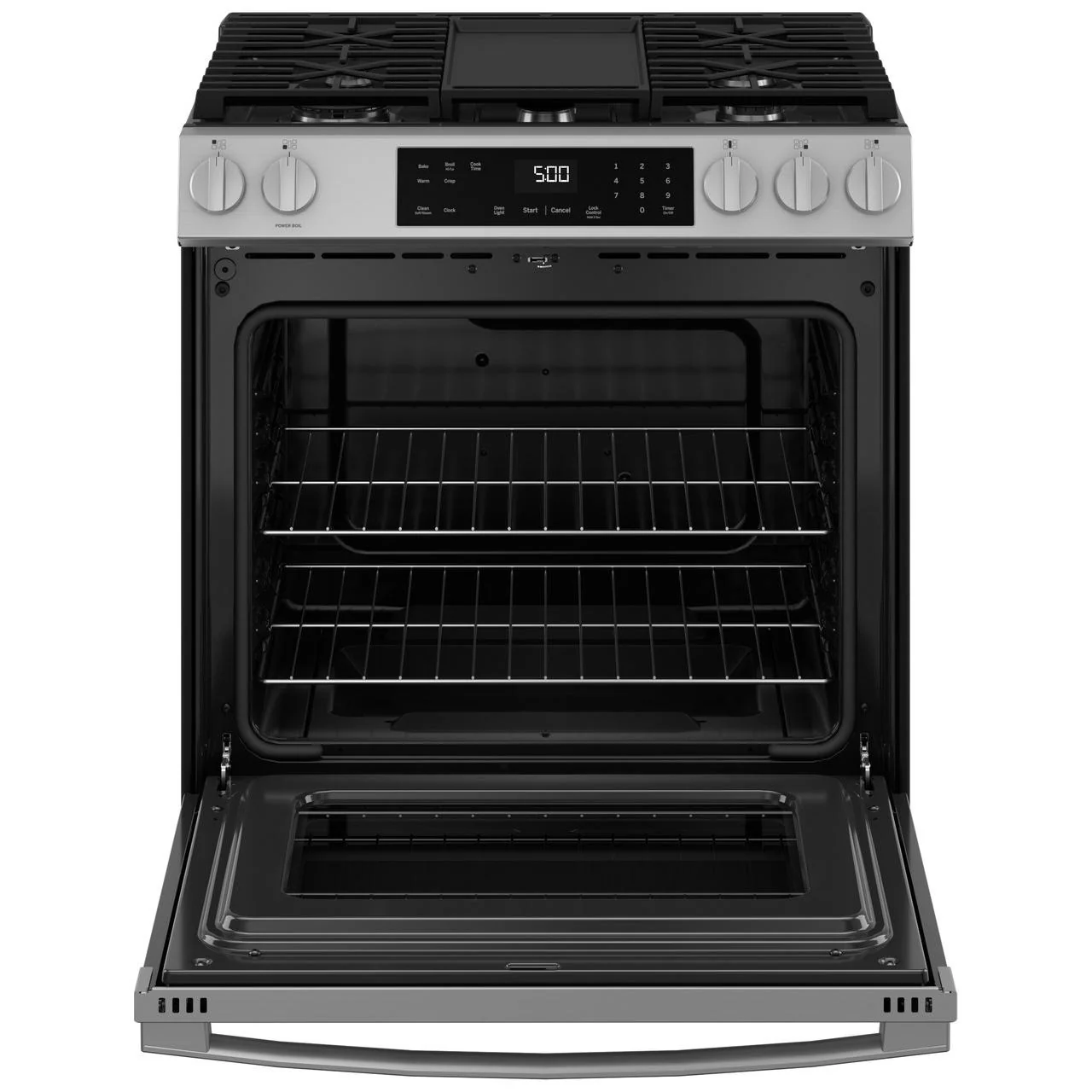 GE 30-inch Slide-in Gas Range with Griddle GGS500PVSS - Image 3