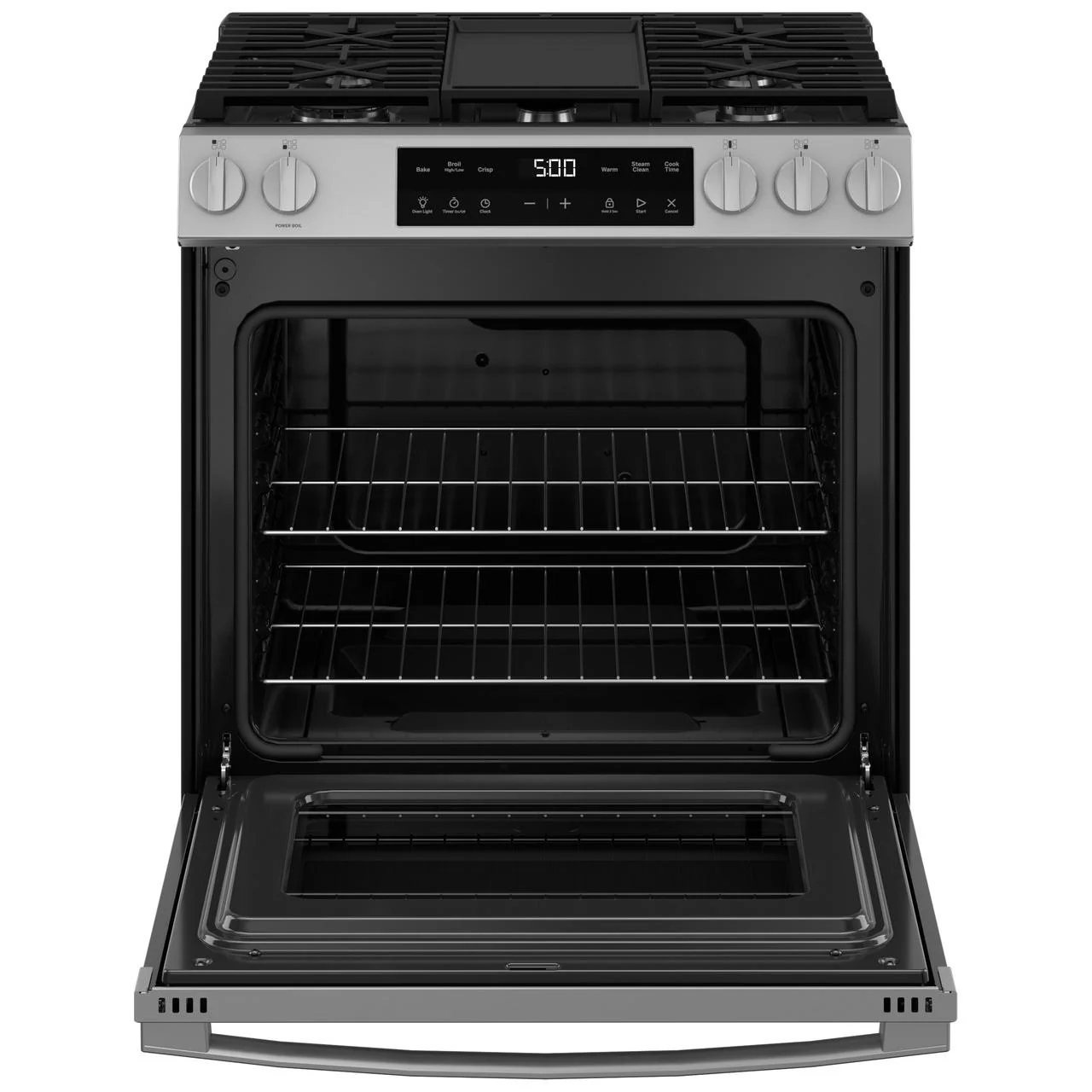 GE 30-inch Slide-in Gas Range with Griddle GGS500SVSS - Image 3