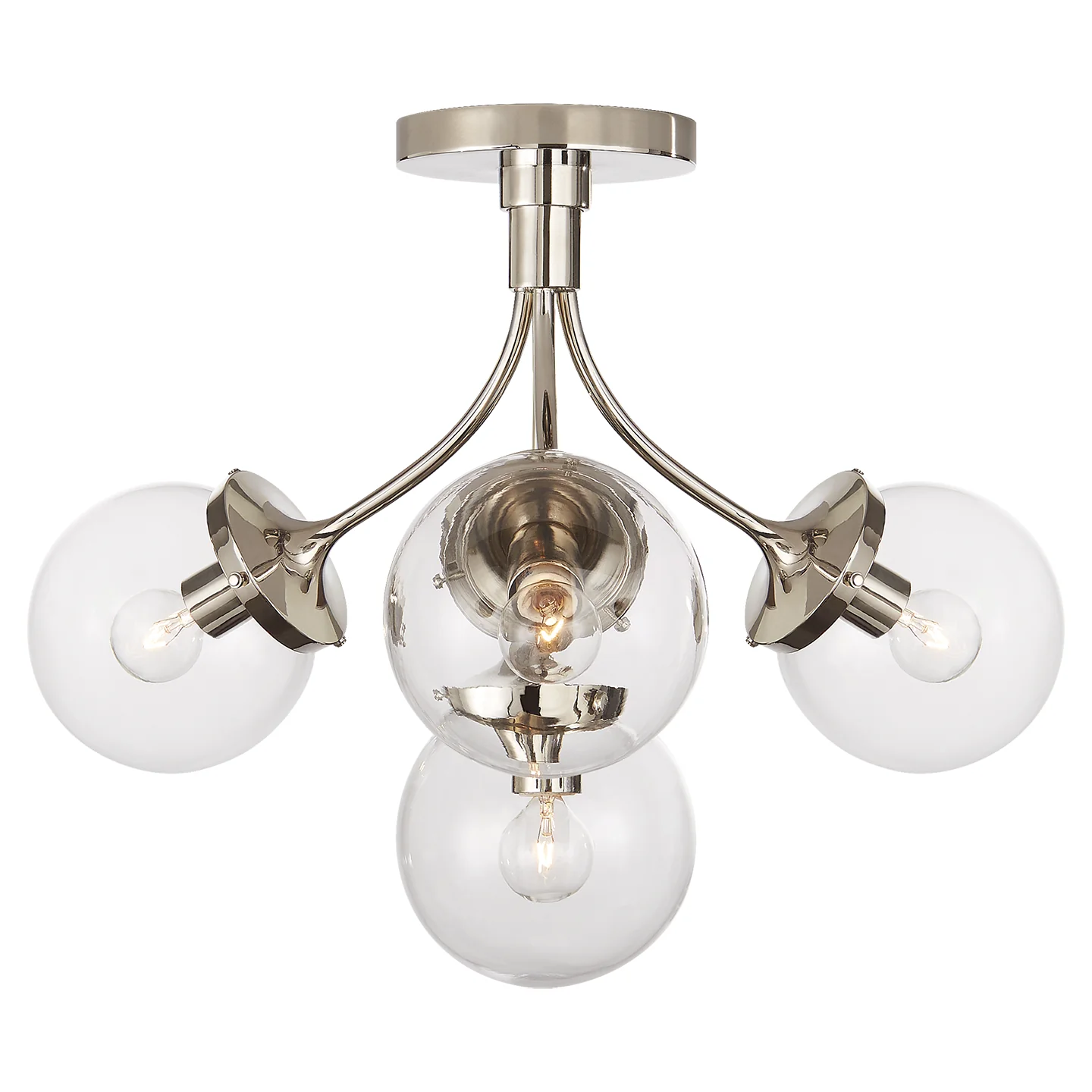 Prescott Four Light Semi Flush Mount - Image 1