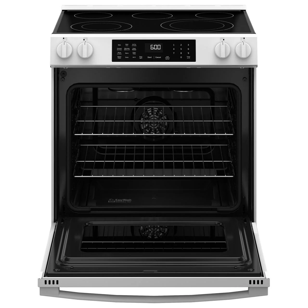 GE 30-inch Slide-in Electric Range with Convection Technology GRS600AVWW - Image 3
