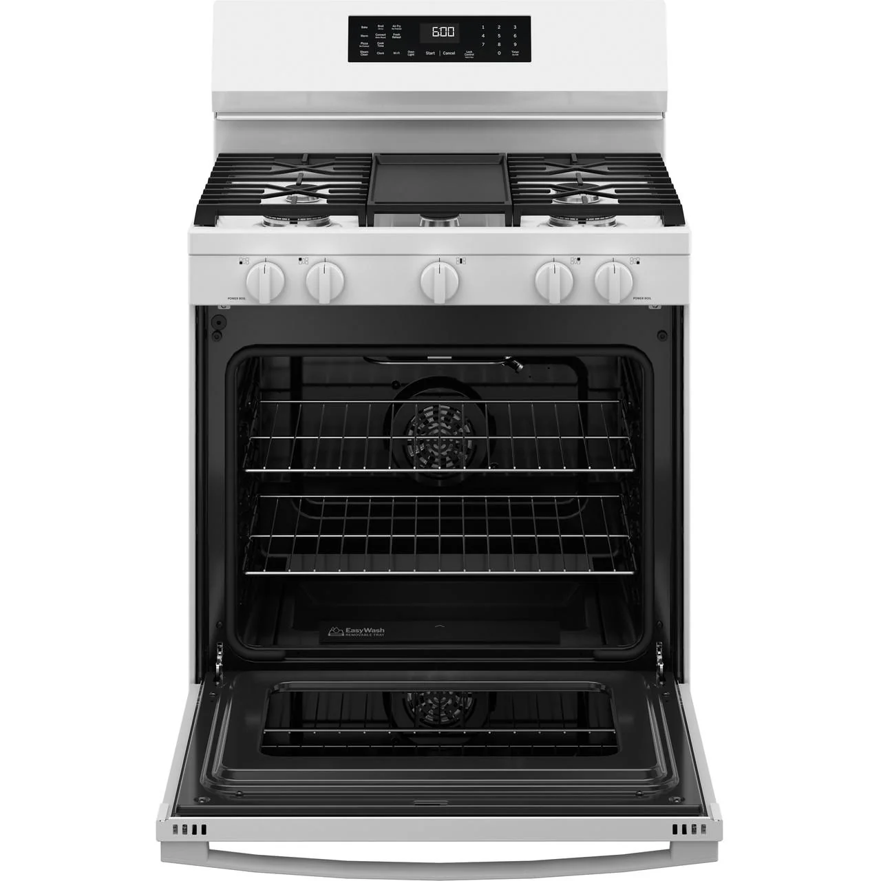 GE 30-inch Freestanding Gas Range with Convection Technology GGF600AVWW - Image 3
