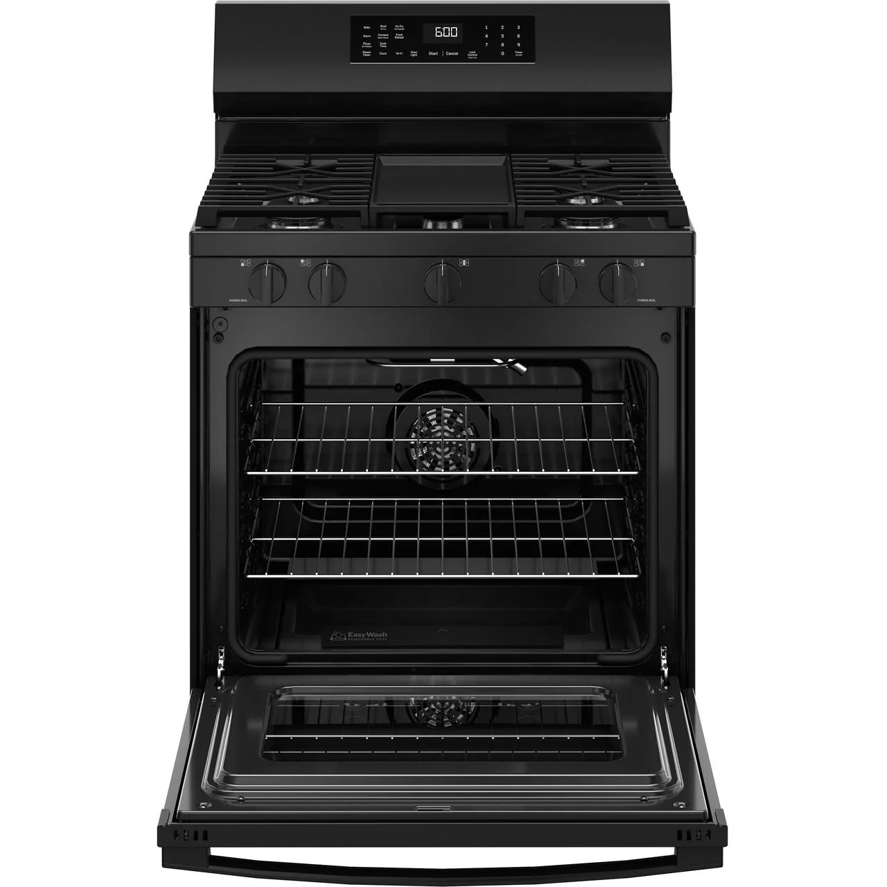 GE 30-inch Freestanding Gas Range with Convection Technology GGF600AVBB - Image 3