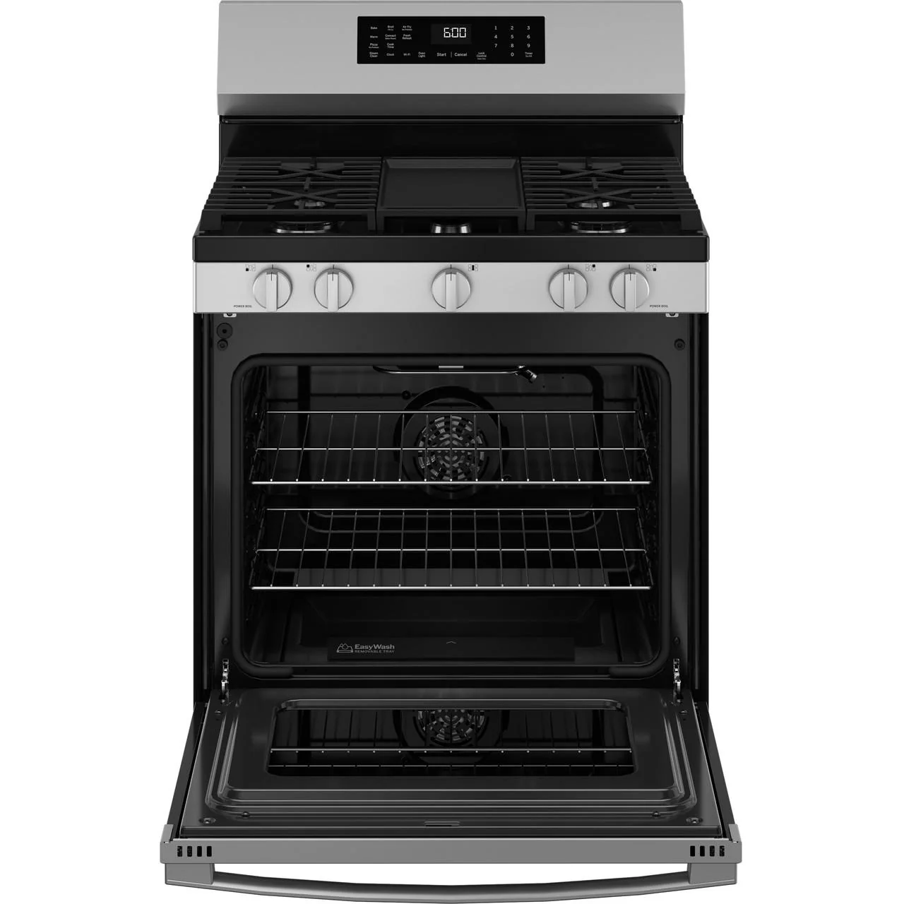 GE 30-inch Freestanding Gas Range with Convection Technology GGF600AVSS - Image 3