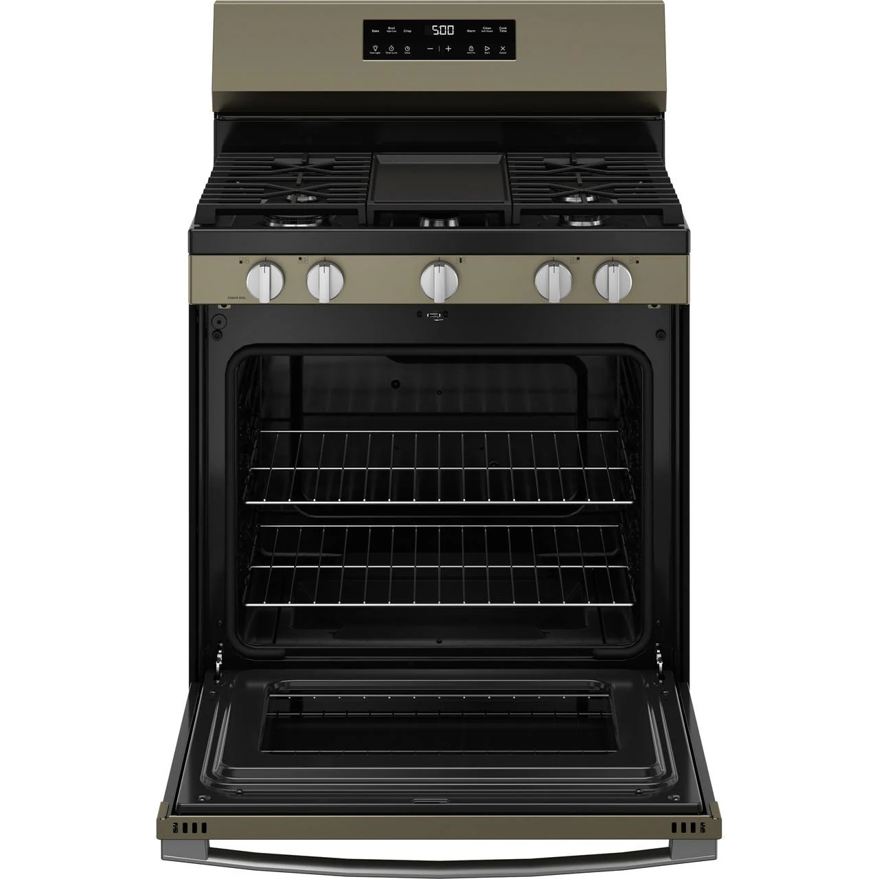 GE 30-inch Freestanding Gas Range with Center Oval Burner GGF500PVES - Image 3