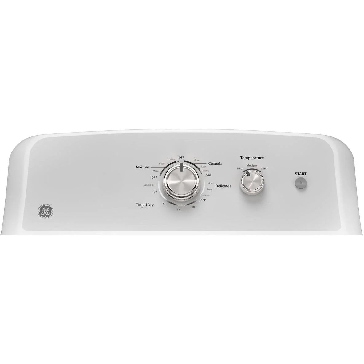 GE 6.2 cu. ft. Electric Dryer with Reversible Door GTX38EASWWS - Image 3