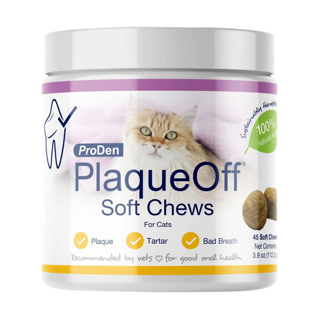 ProDen PlaqueOff Soft Chews for Cats 45 Ct - Image 1