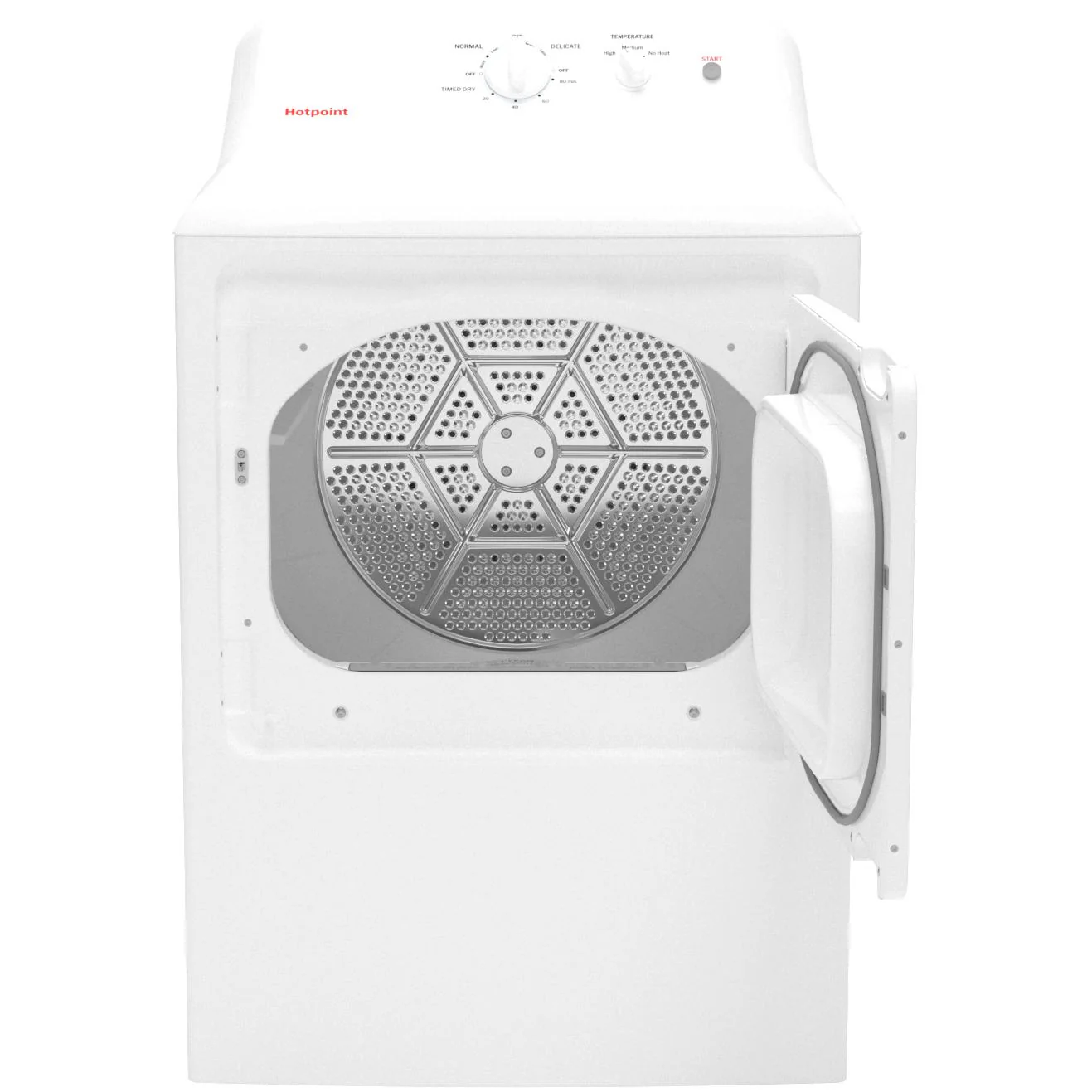 Hotpoint 6.2 cu. ft. Gas Dryer with Reversible Door HTX26GASWWW - Image 2