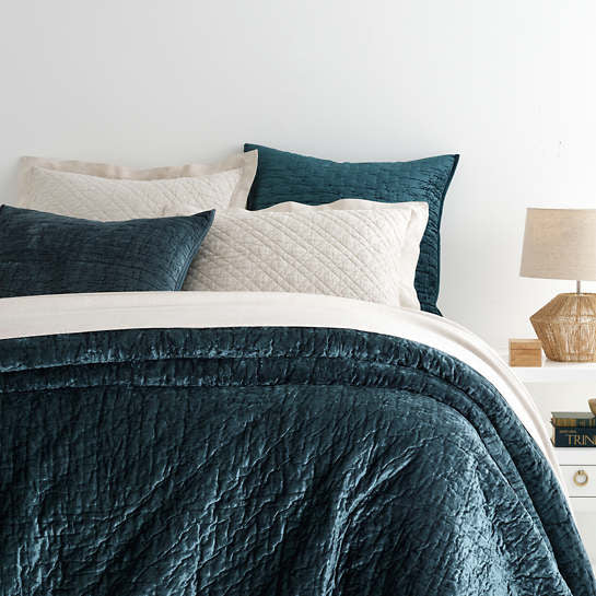 Loui Juniper Velvet Quilted Sham - Image 2