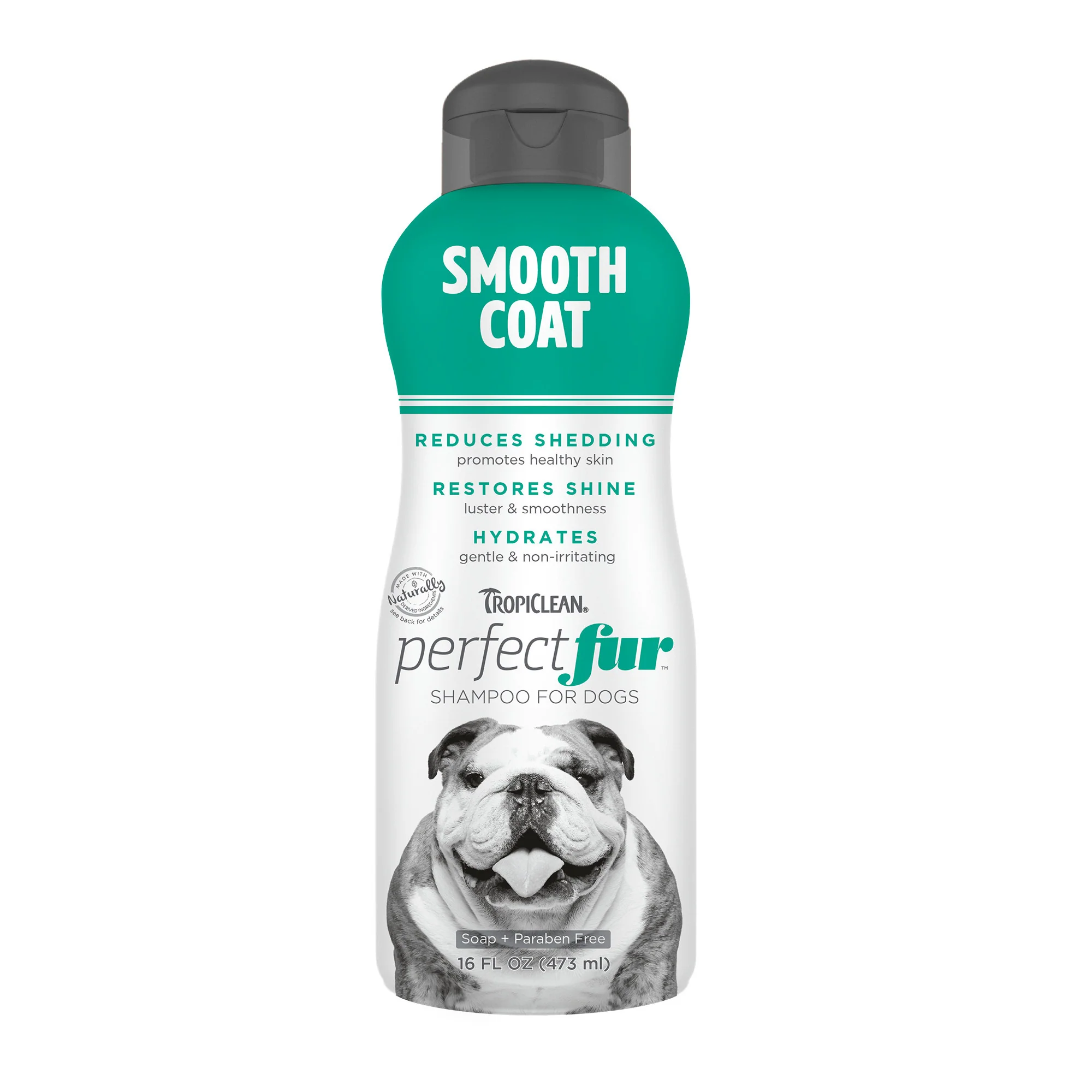 TropiClean PerfectFur Smooth Coat Shampoo for Dogs, 16oz - Image 1