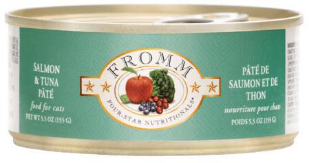 Fromm 4 Star Cat Can Pate Salmon Tuna 3oz - Image 1