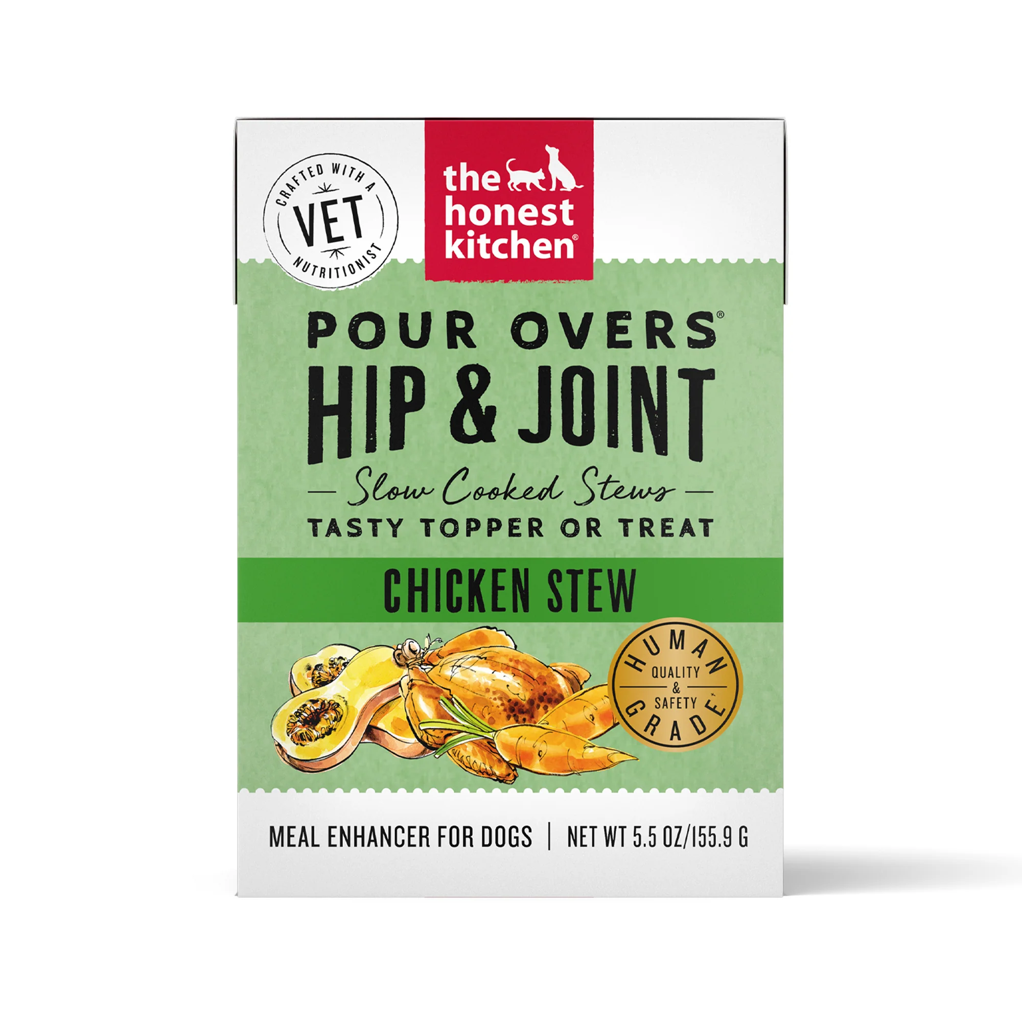 The Honest Kitchen Functional Pour Overs Joint & Mobilty Support - Chicken Stew Dog Food Topper 5.5oz - Image 1