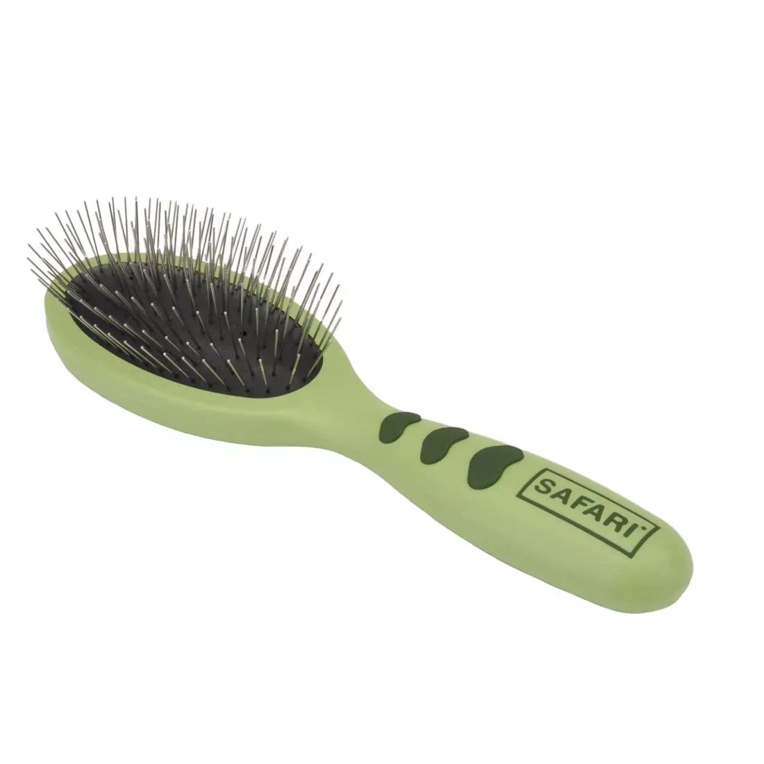 Coastal Safari Wire Pin Brush With Plastic Handle Large 9.25in - Image 1