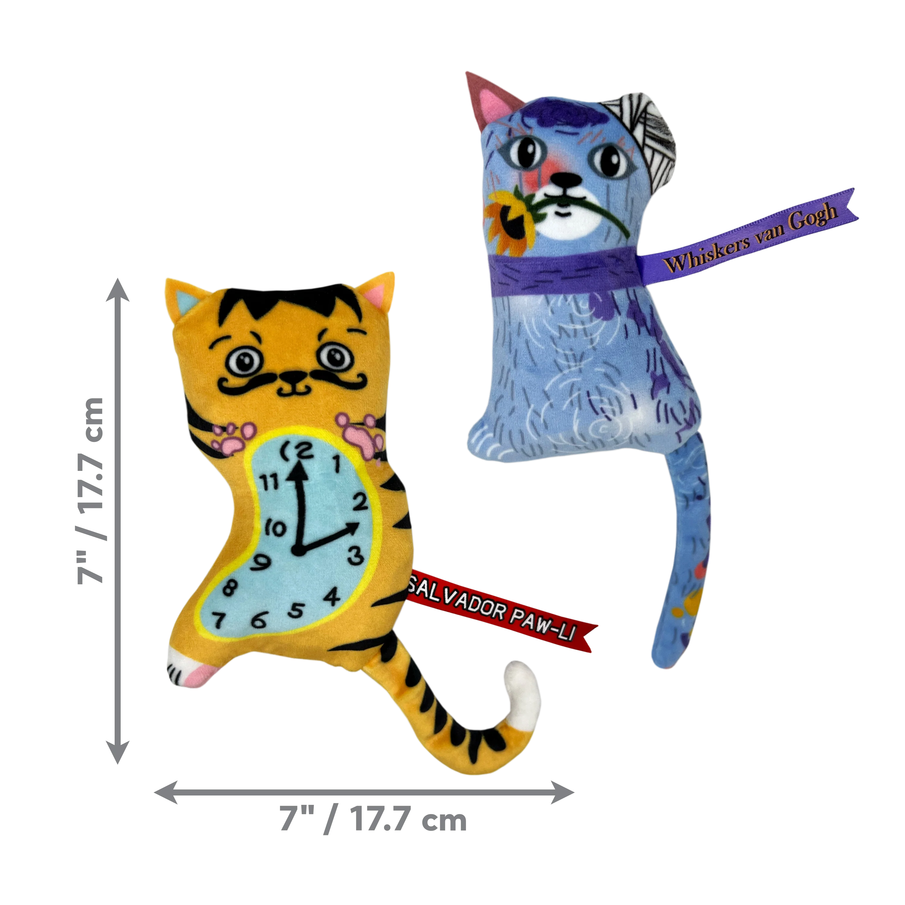 Kong Cat Toy Artz Dali / van Gogh 2-pk - Image 1
