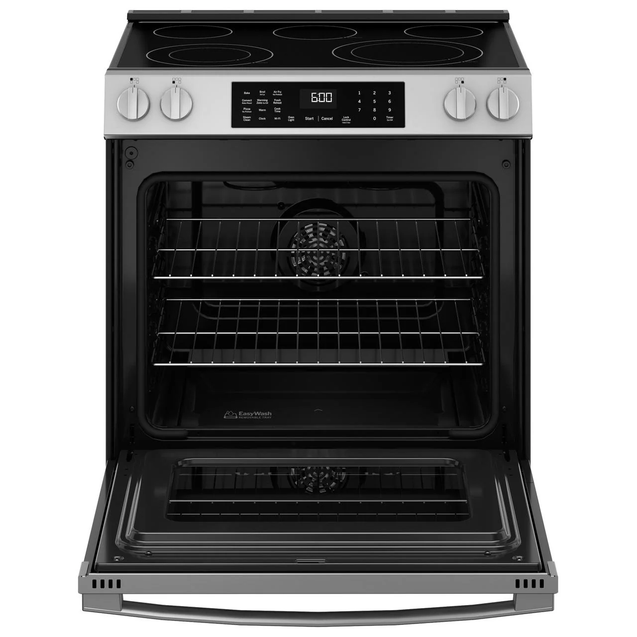 GE 30-inch Slide-in Electric Range with Convection Technology GRS60LAVFS - Image 3