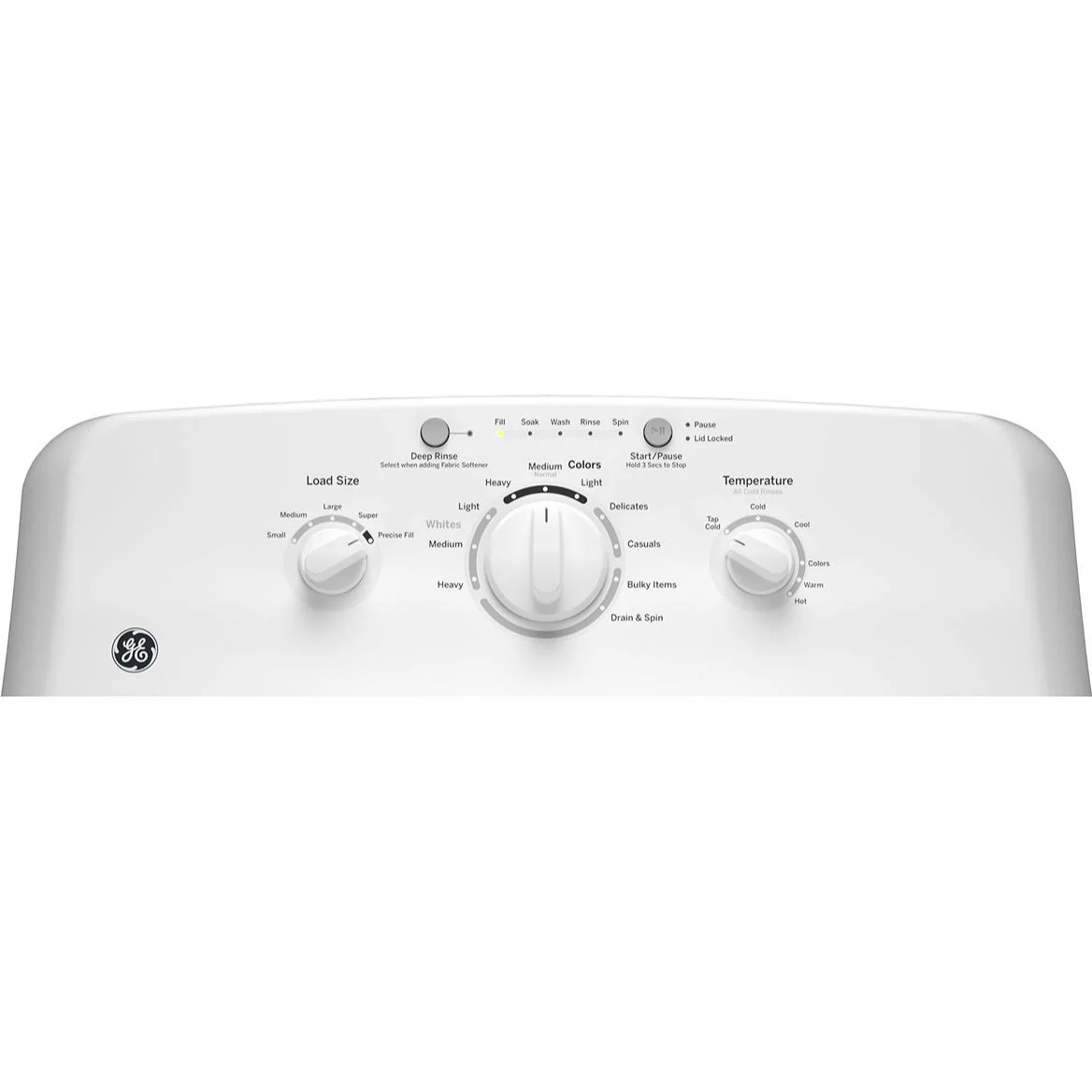 GE 4.0 cu. ft. Top Loading Washer with Stainless Steel Basket GTW220ACWWW - Image 2