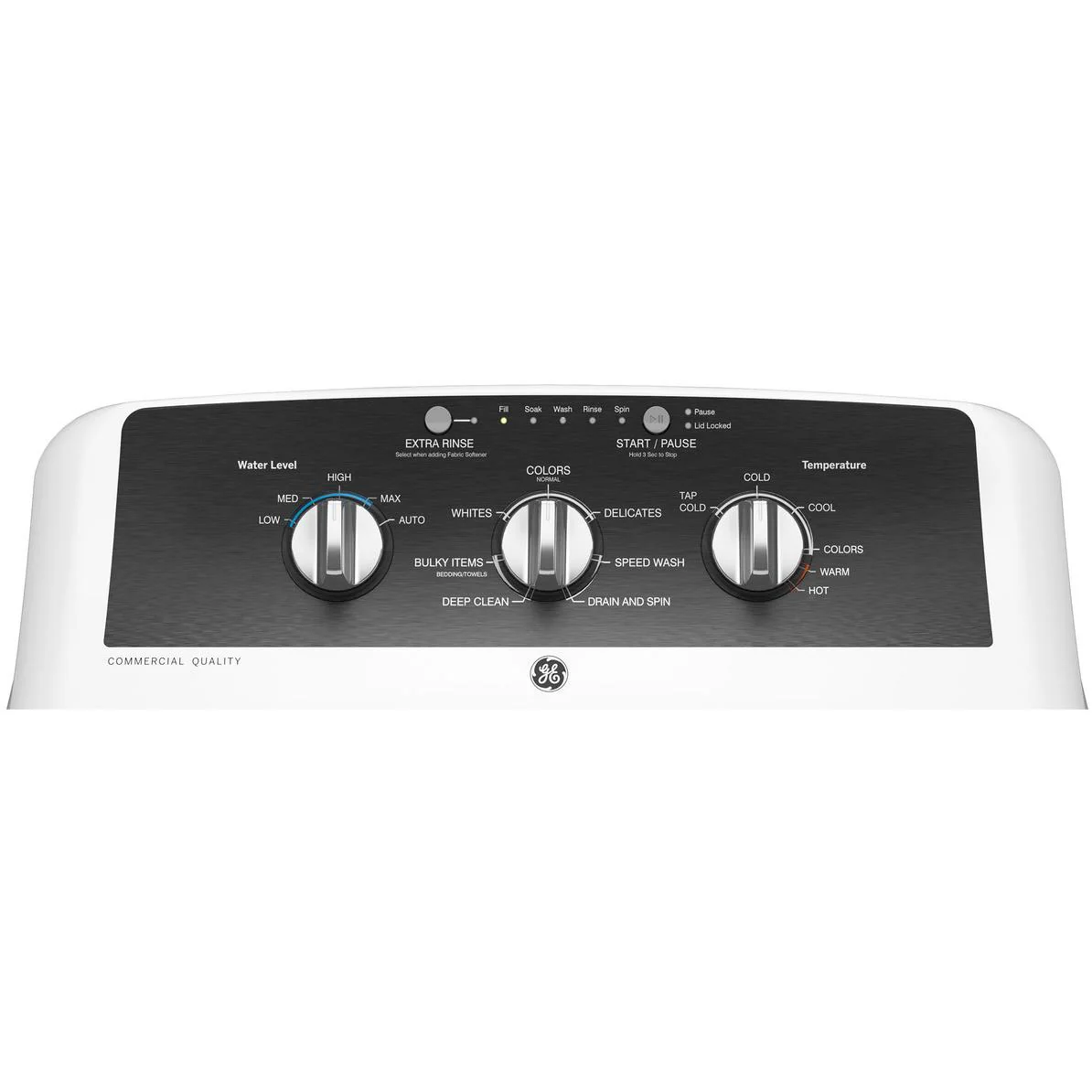 GE 4.3 cu. ft. Top Loading Washer with Stainless Steel Basket GTW525ACWWB - Image 3