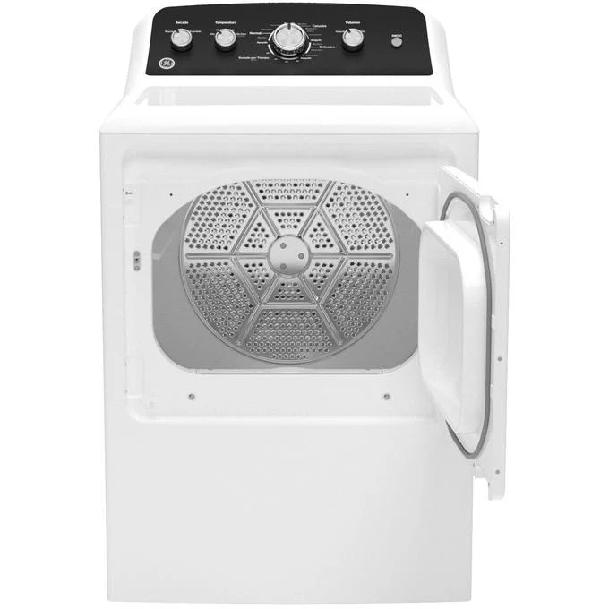 GE 7.2 cu. ft. Electric Dryer ETD48EASWWB - Image 2