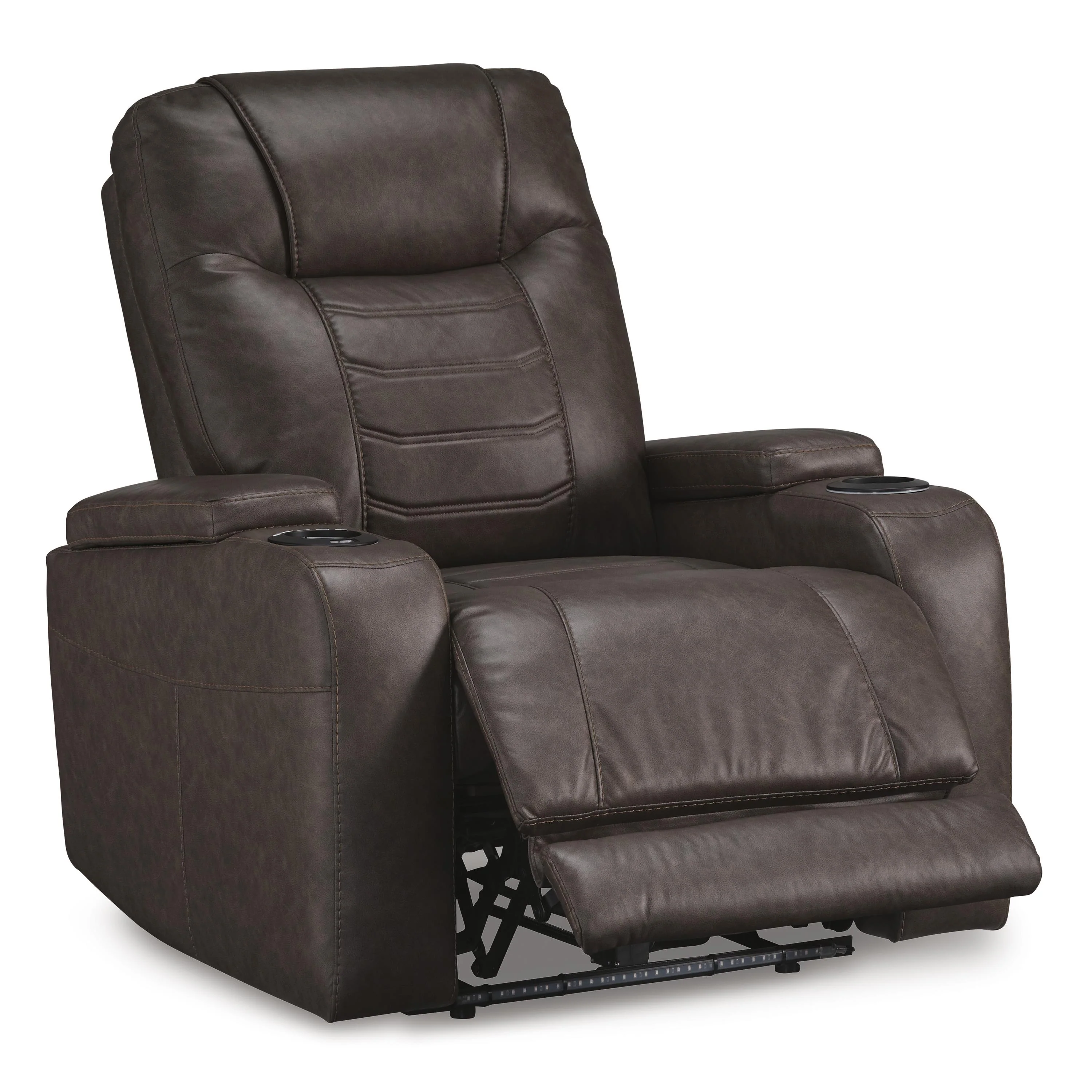 Signature Design by Ashley Schooner Rocks 1610413 Power Recliner with Adjustable Headrest - Image 2