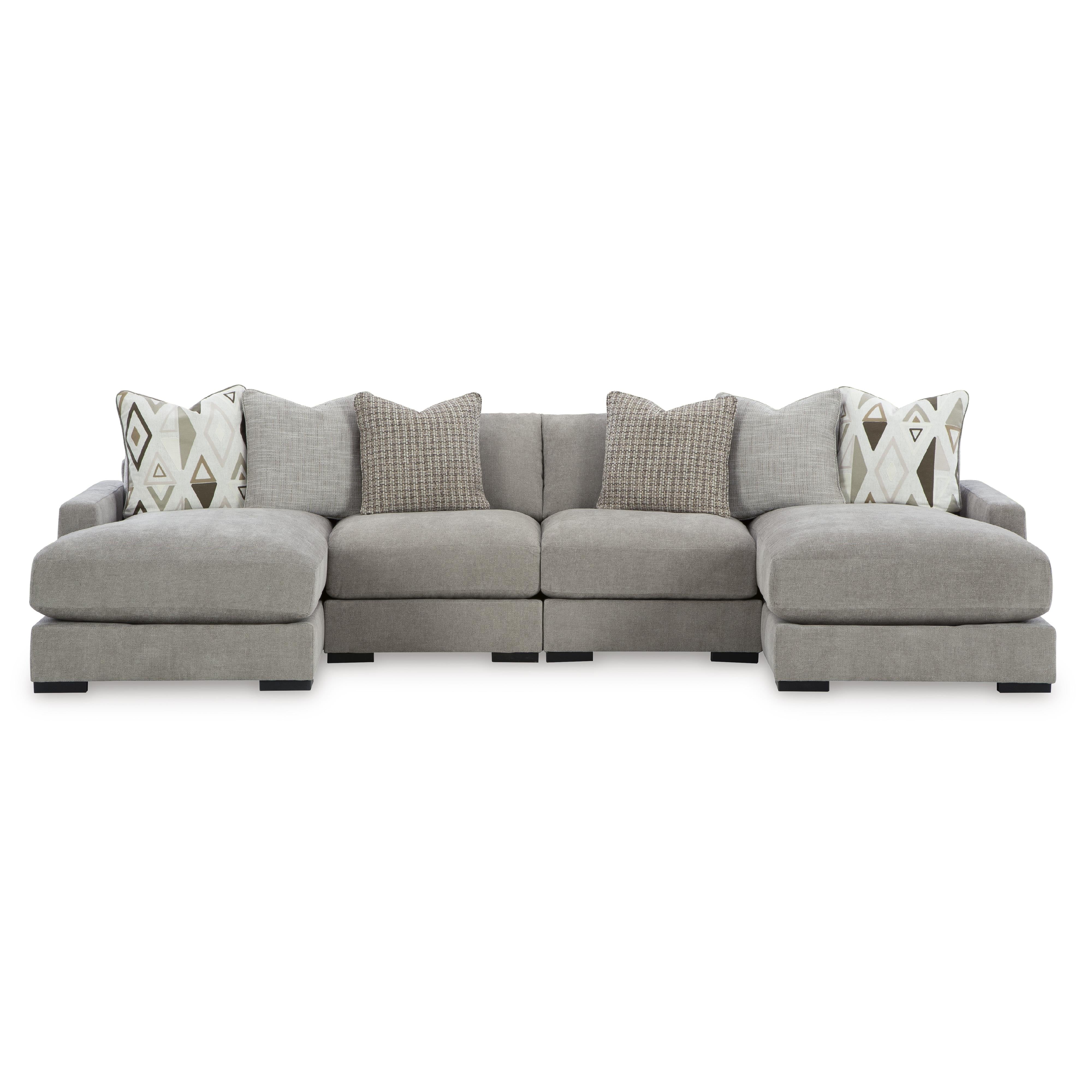 Benchcraft Aslan Court 20305S5 4 pc Sofa Pit Sectional