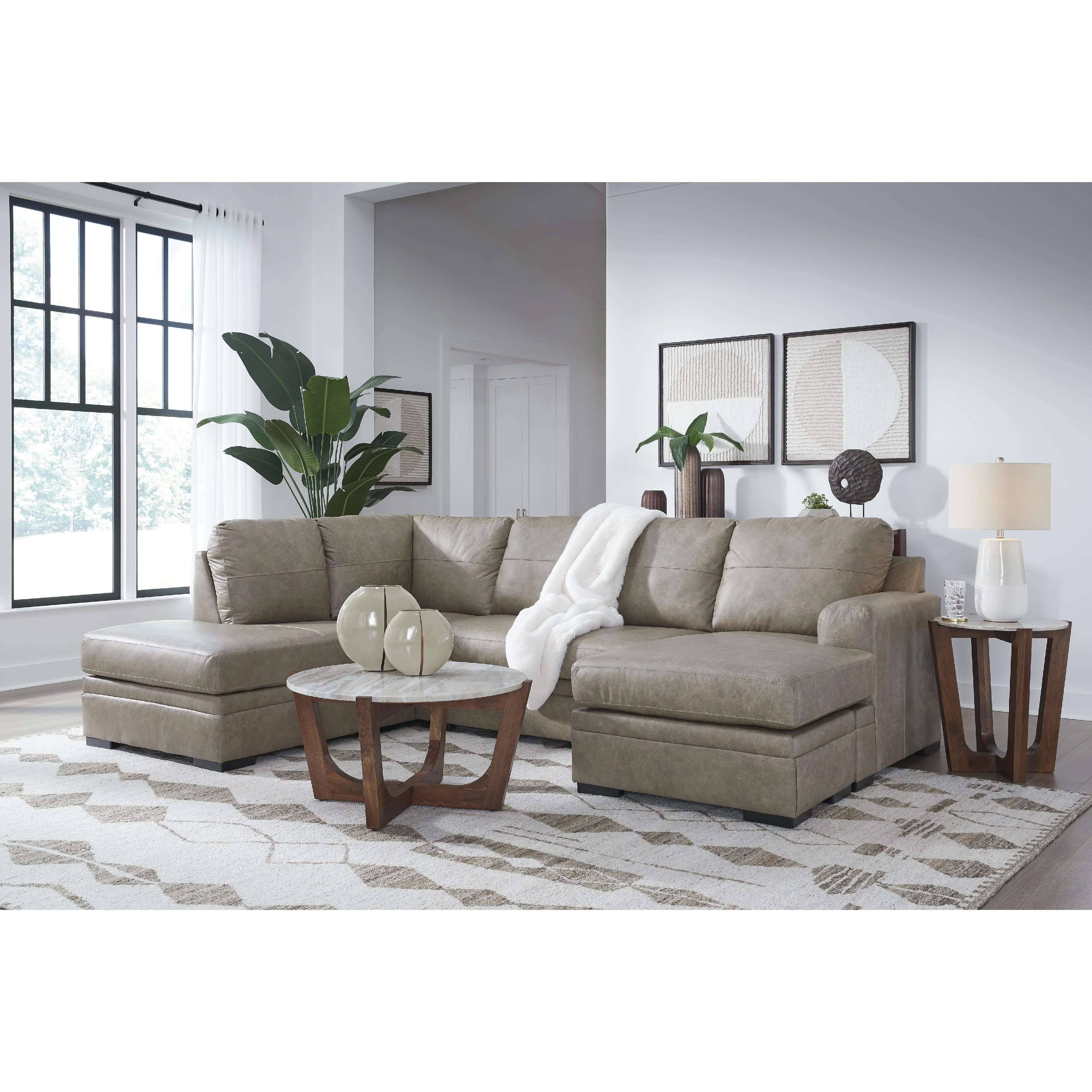 Signature Design by Ashley Amuleto 22405S2 2 pc Sectional with Chaise - Image 3