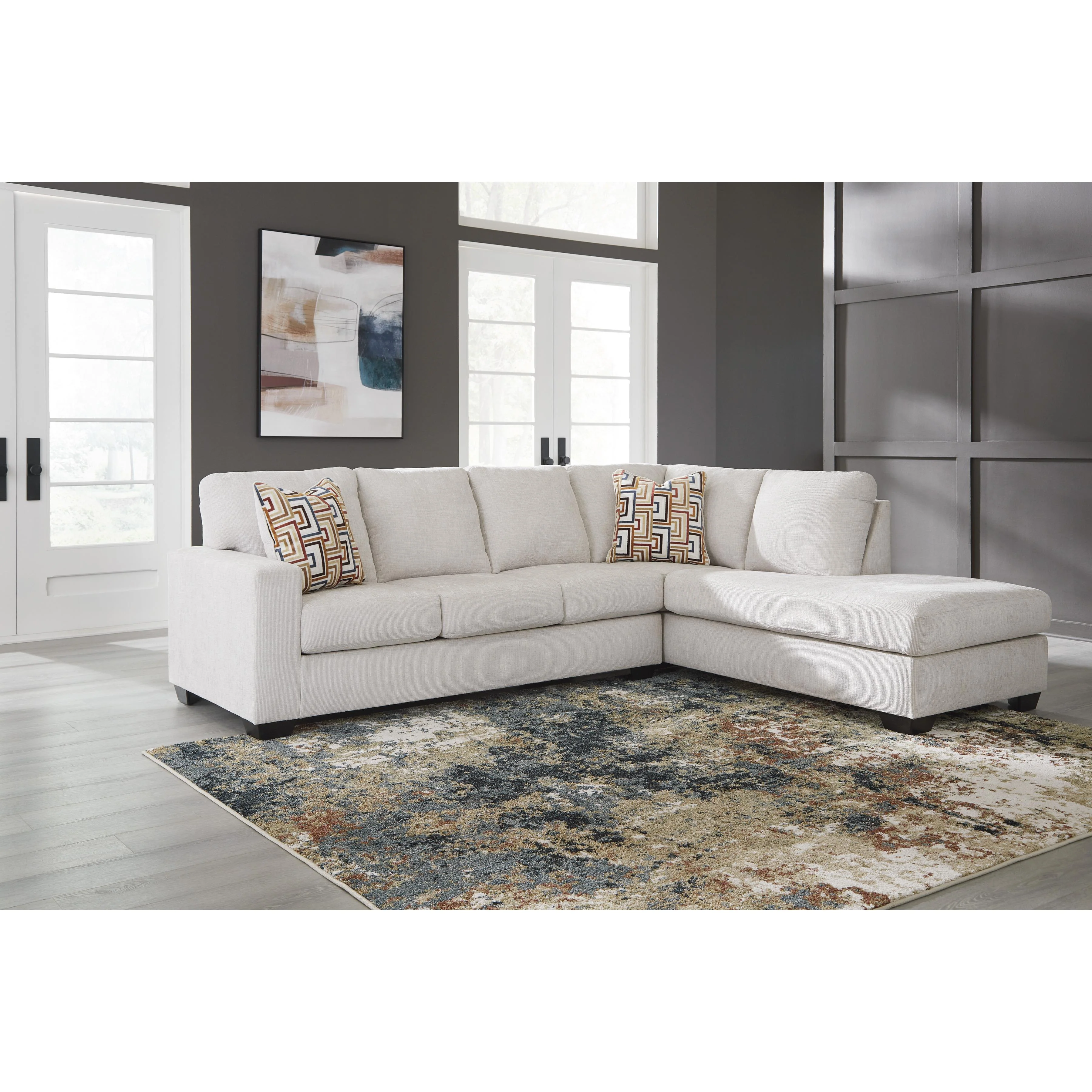Signature Design by Ashley Aviemore 24305S2 2 pc Sectional with Chaise - Image 3